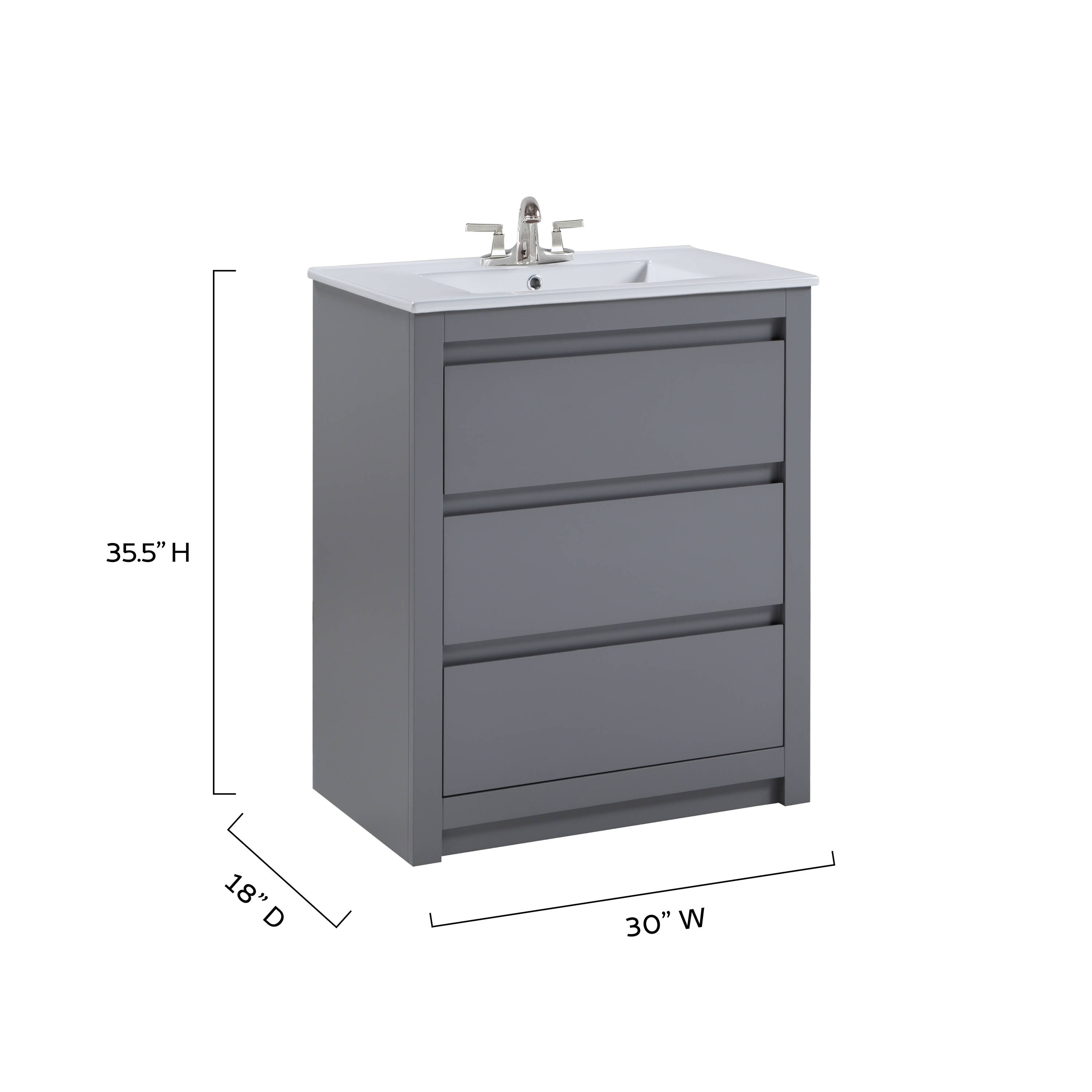 Belvedere Bath HE-8032 Bath-Vanity-Combo - View #3