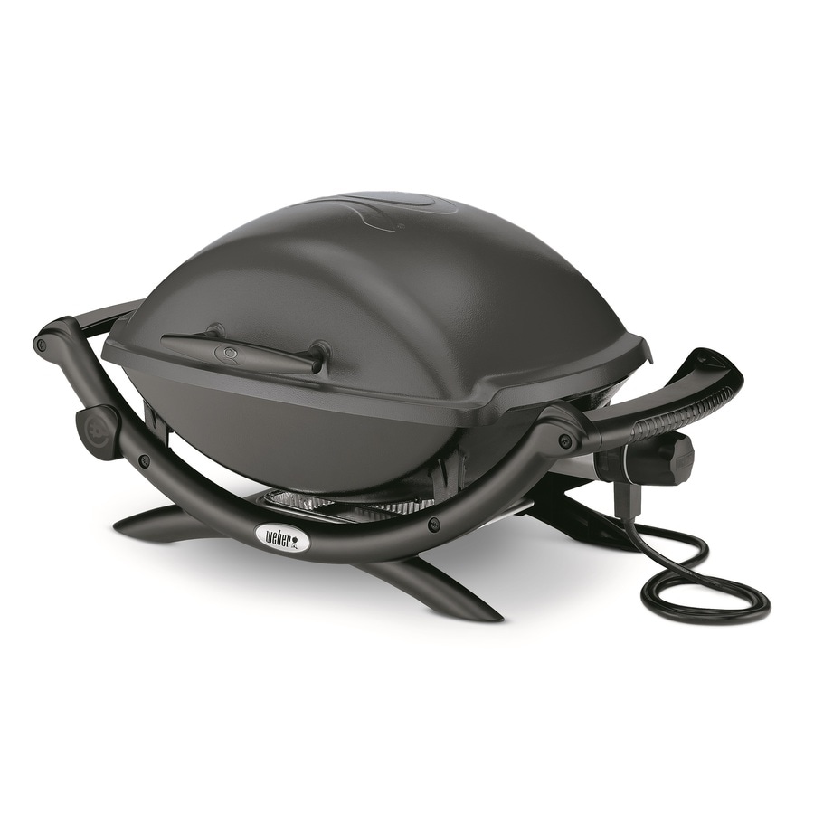 banner afstemning kondom Weber 1560-Watt Dark Gray Electric Grill in the Electric Grills department  at Lowes.com
