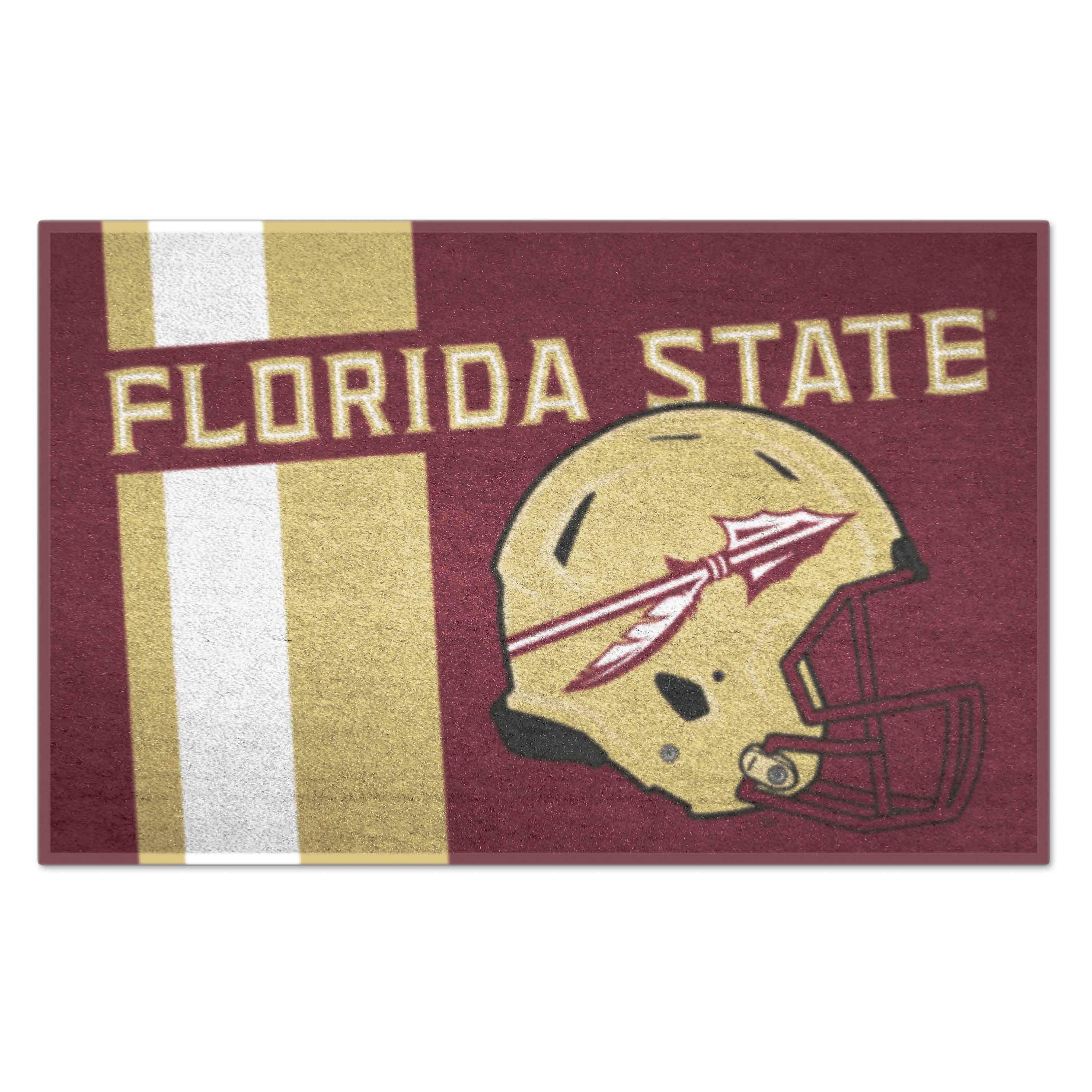 FANMATS 18739 Florida State Seminoles 2-ft x 3-ft Maroon Nylon Rectangular Indoor or outdoor Decorative Sports Door mat