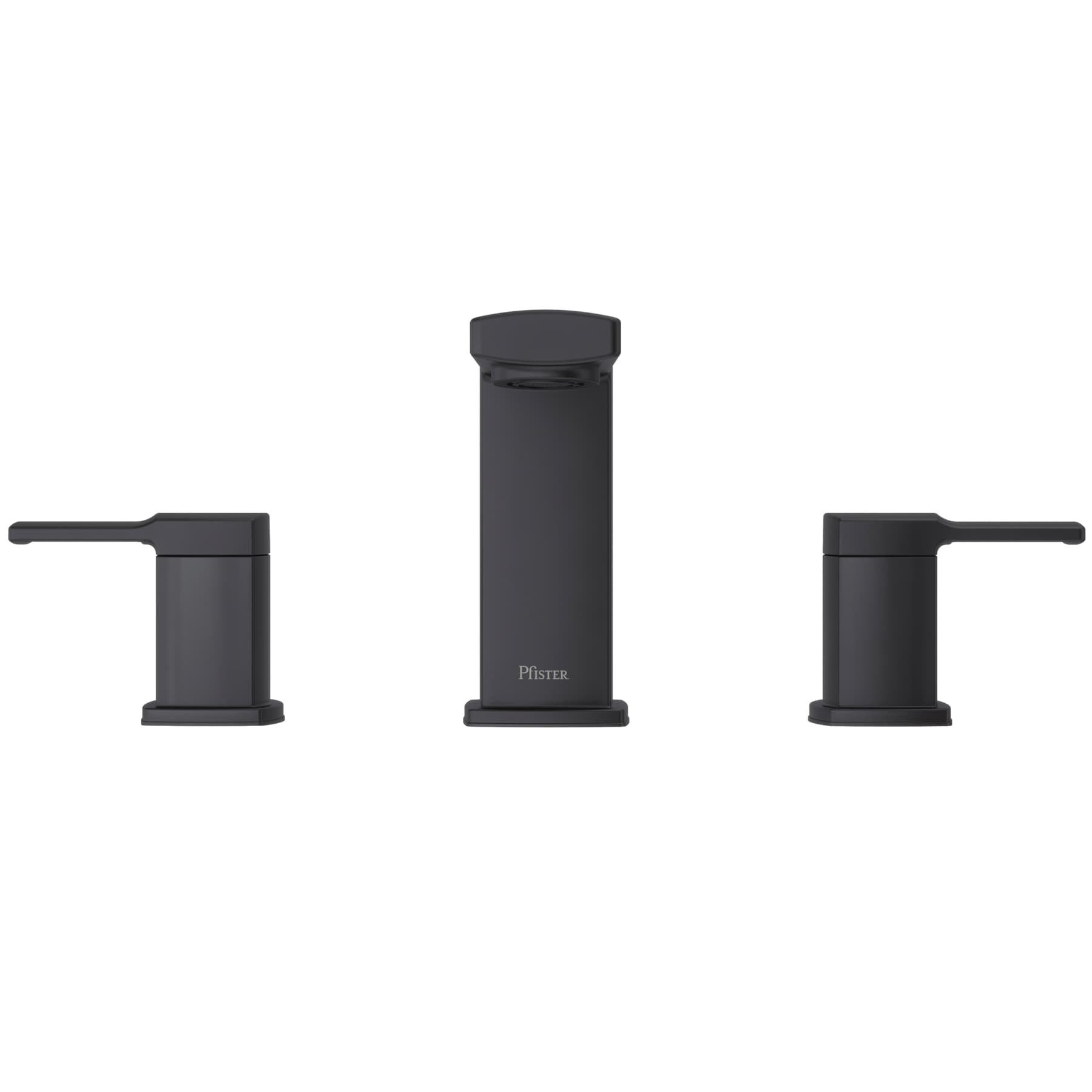 Pfister Deckard Matte Black 2 Handle Deck Mount Roman Low Arc Bathtub Faucet Rt6 5dab At 8954