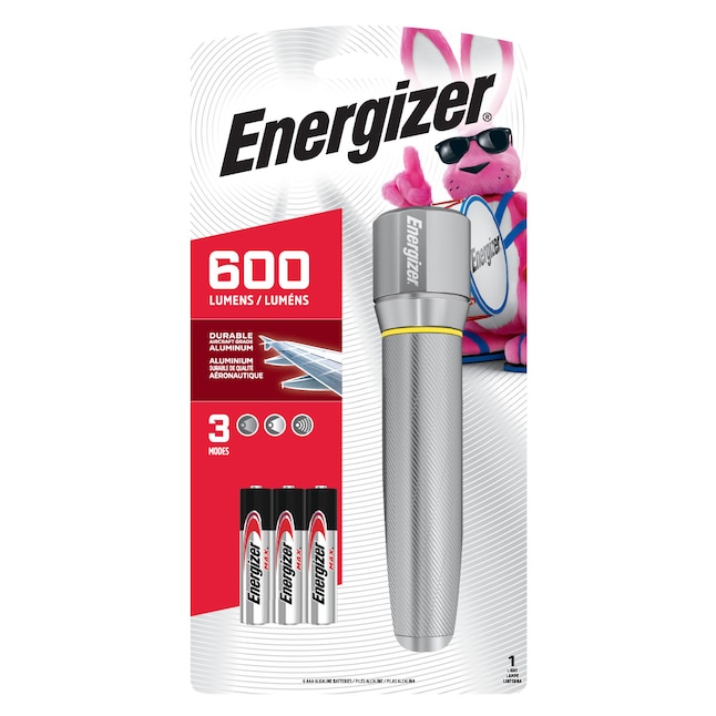 Energizer Vision 600-Lumen 1 Mode LED Flashlight (AAA Battery Included) in  the Flashlights department at