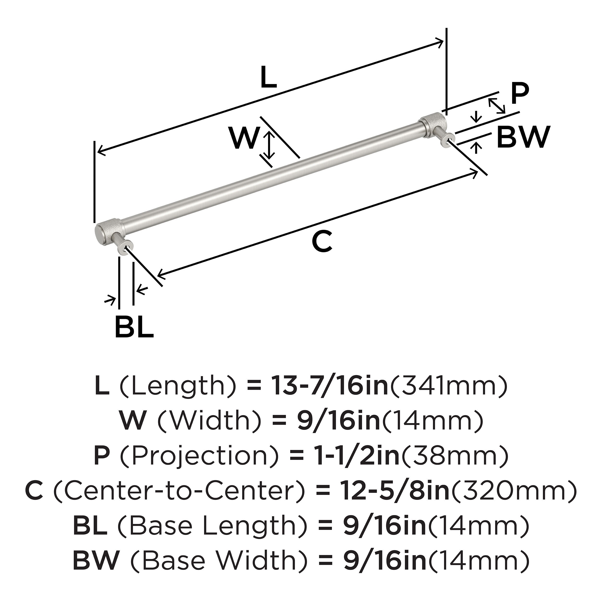 Amerock BP37749G10 Cabinet-Pulls - View #4