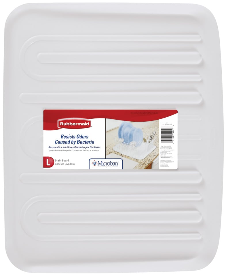 Rubbermaid 14.7-in W x 18-in L x 1.3-in H Plastic Drip Tray at