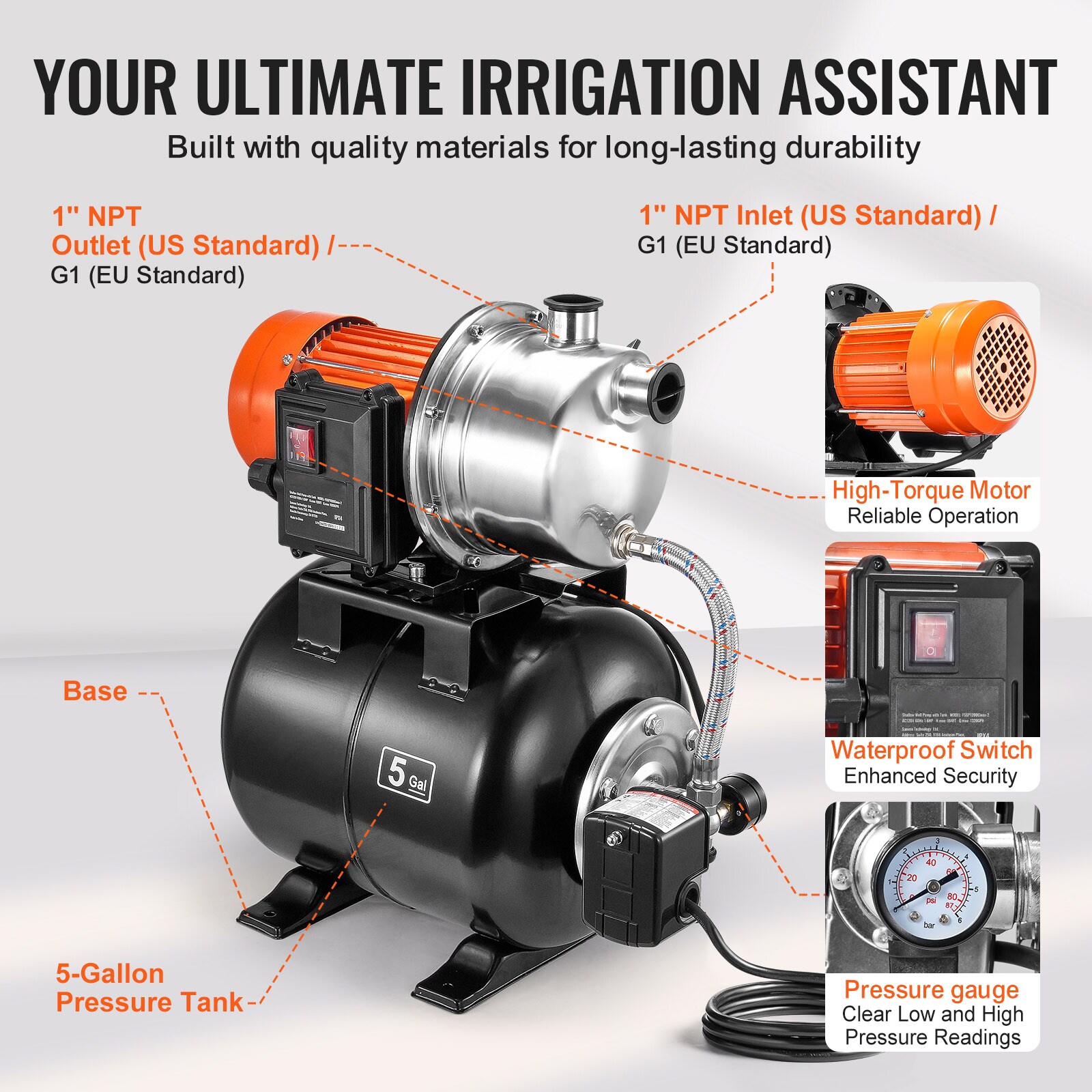 VEVOR SCBXGGSJB1HP06529V1 pumps - View #6