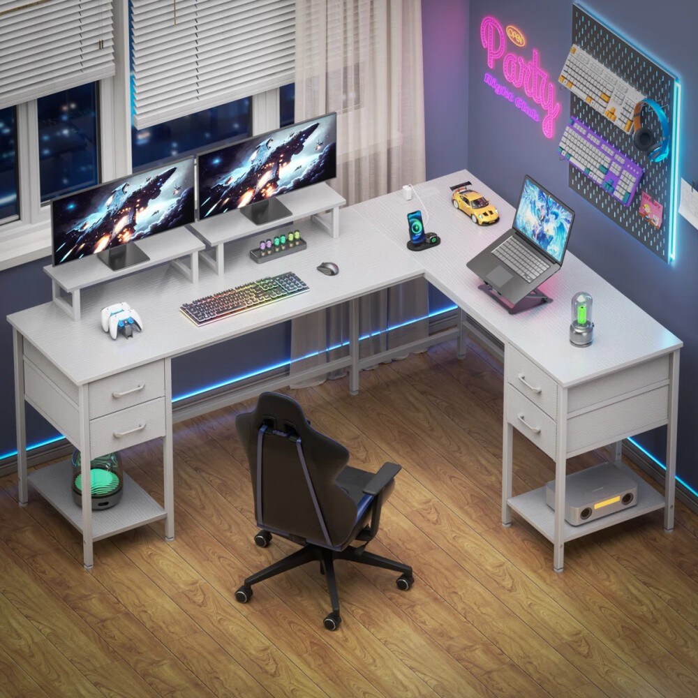 Furologee CD-026V1-C-66-1-W desks - View #2