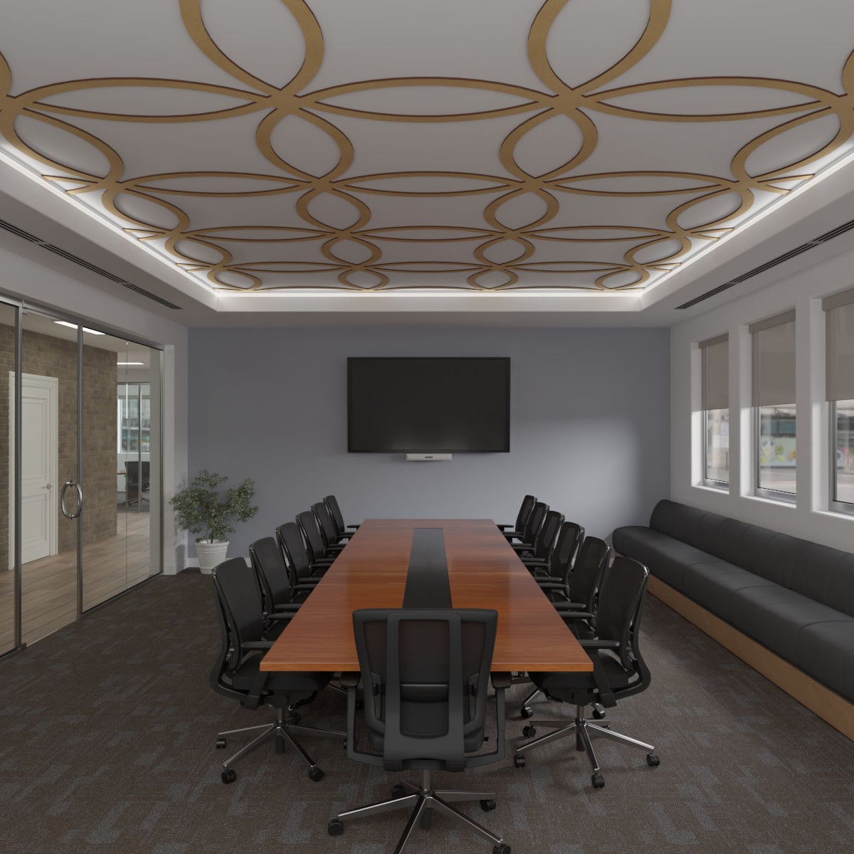 Ekena Millwork CELW47X47X0375LEYMF Wall-Panels - View #9
