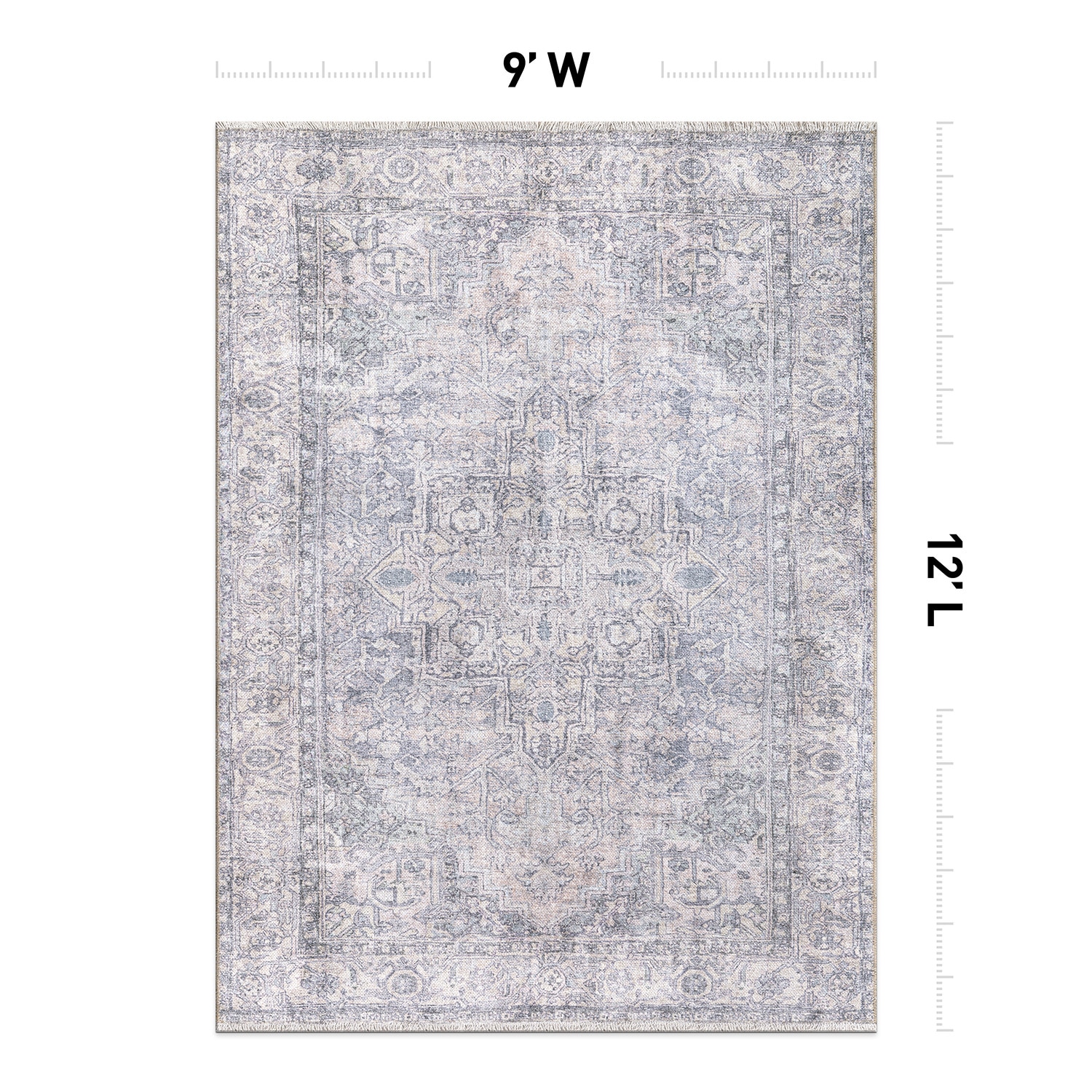 World Rug Gallery 6033BLUE9X12 rugs - View #6