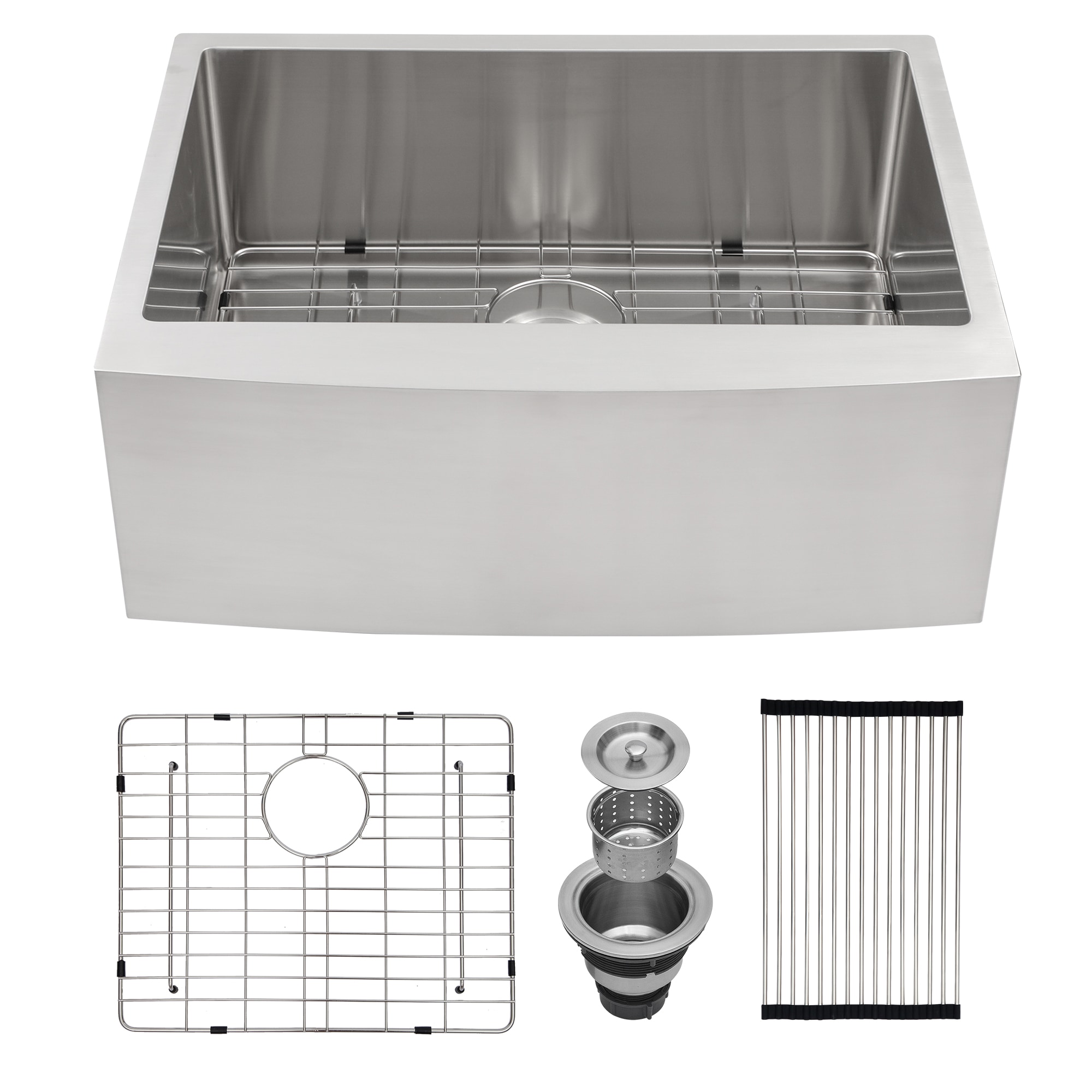 Vanityfus 24 Inch Farmhouse Sink - Single Bowl