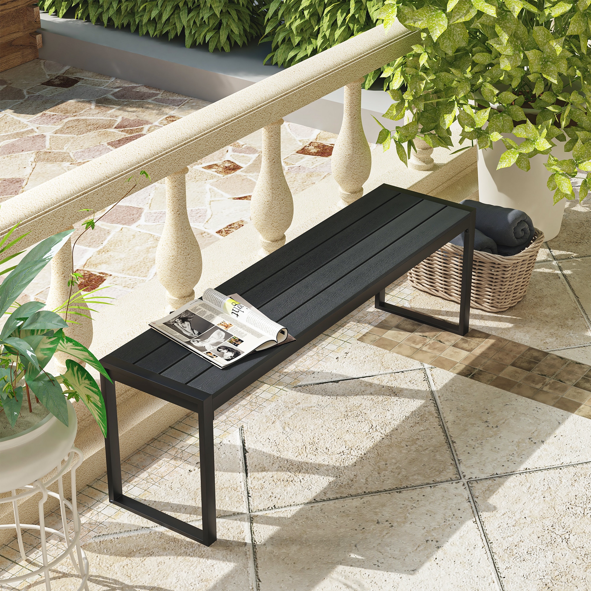 VICLLAX FDT05BL-BCX02B-3V Patio-Dining-Sets - View #4