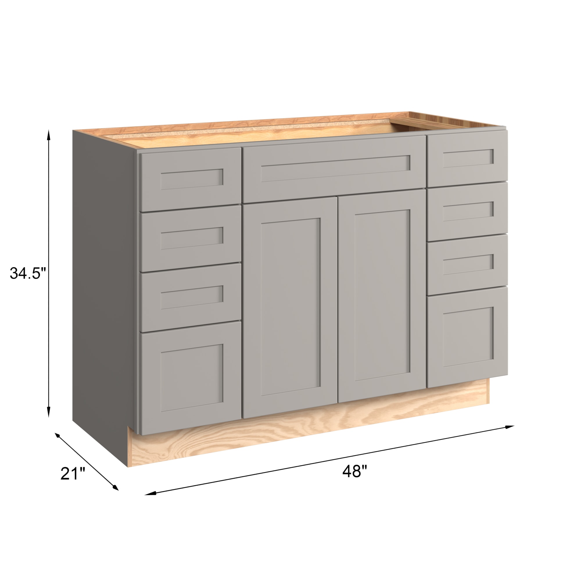 KraftMaid Momentum VCD482134.8G81 vanities - View #3