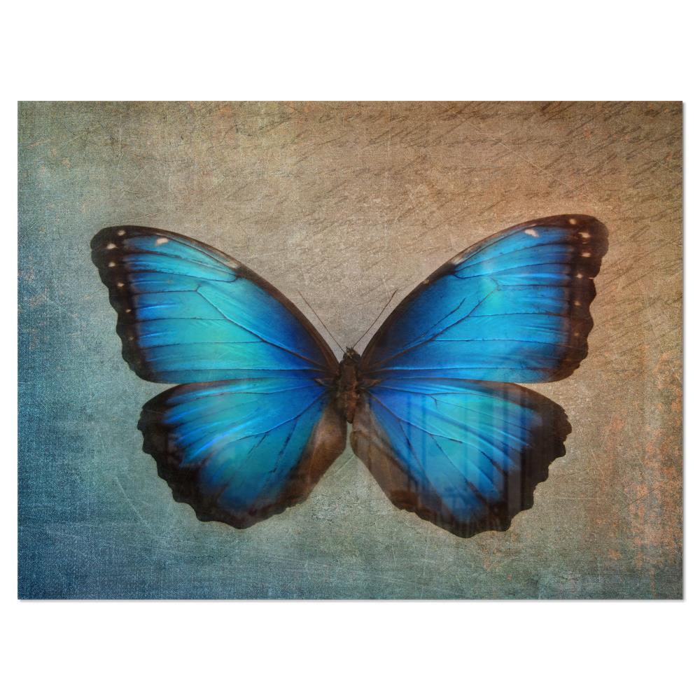 Designart 30-in H x 40-in W Floral Metal Print in the Wall Art ...