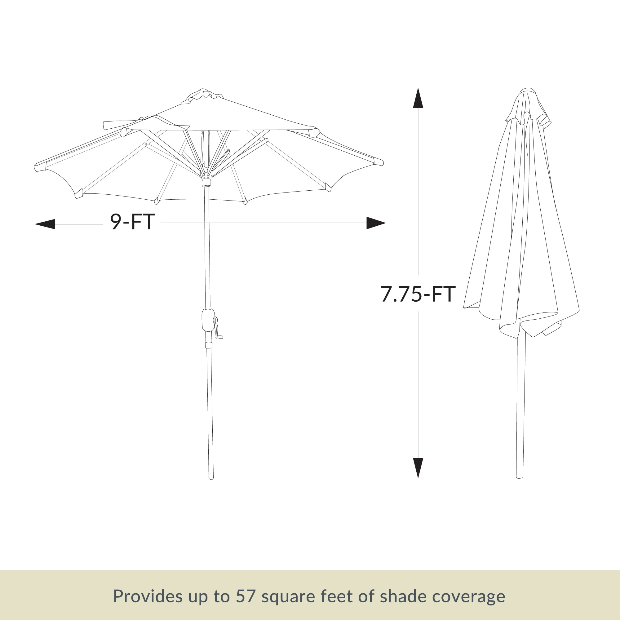 Island Umbrella NU6848 Umbrellas-2 - View #3