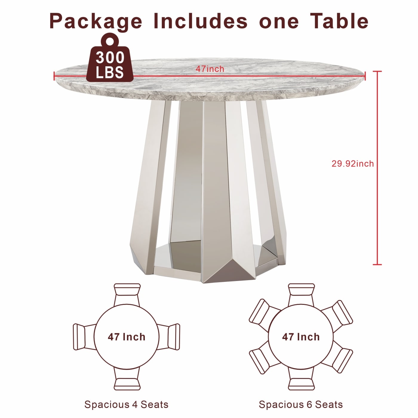 Streamdale Furniture W3456S00035 Dining-Tables - View #3