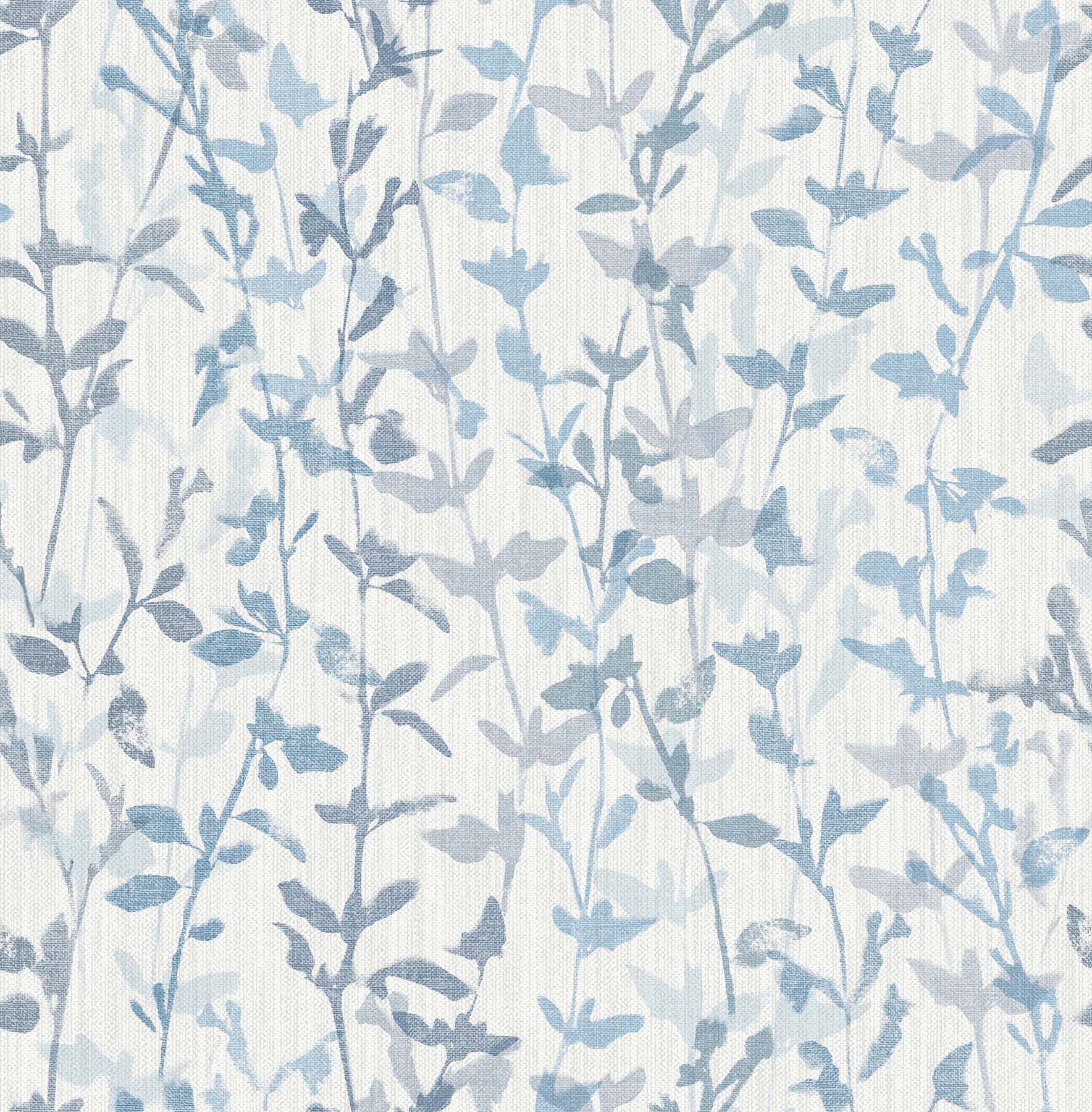 Scott Living 2964-25966 56.4-Sq. Feet Blue Non-woven Textured Trail 3D Unpasted Wallpaper