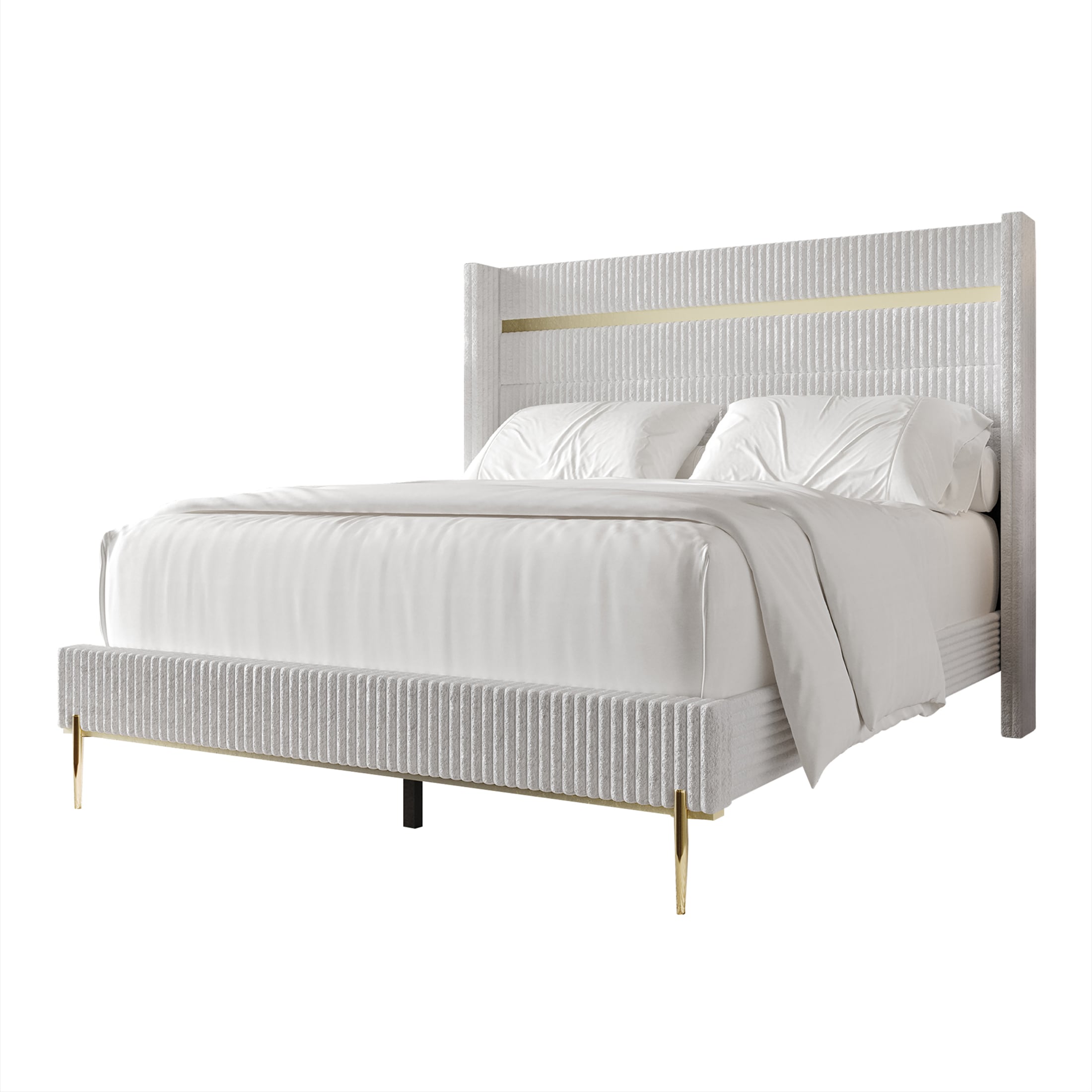 CasePiece C8406QUB-WT-VV beds - View #3