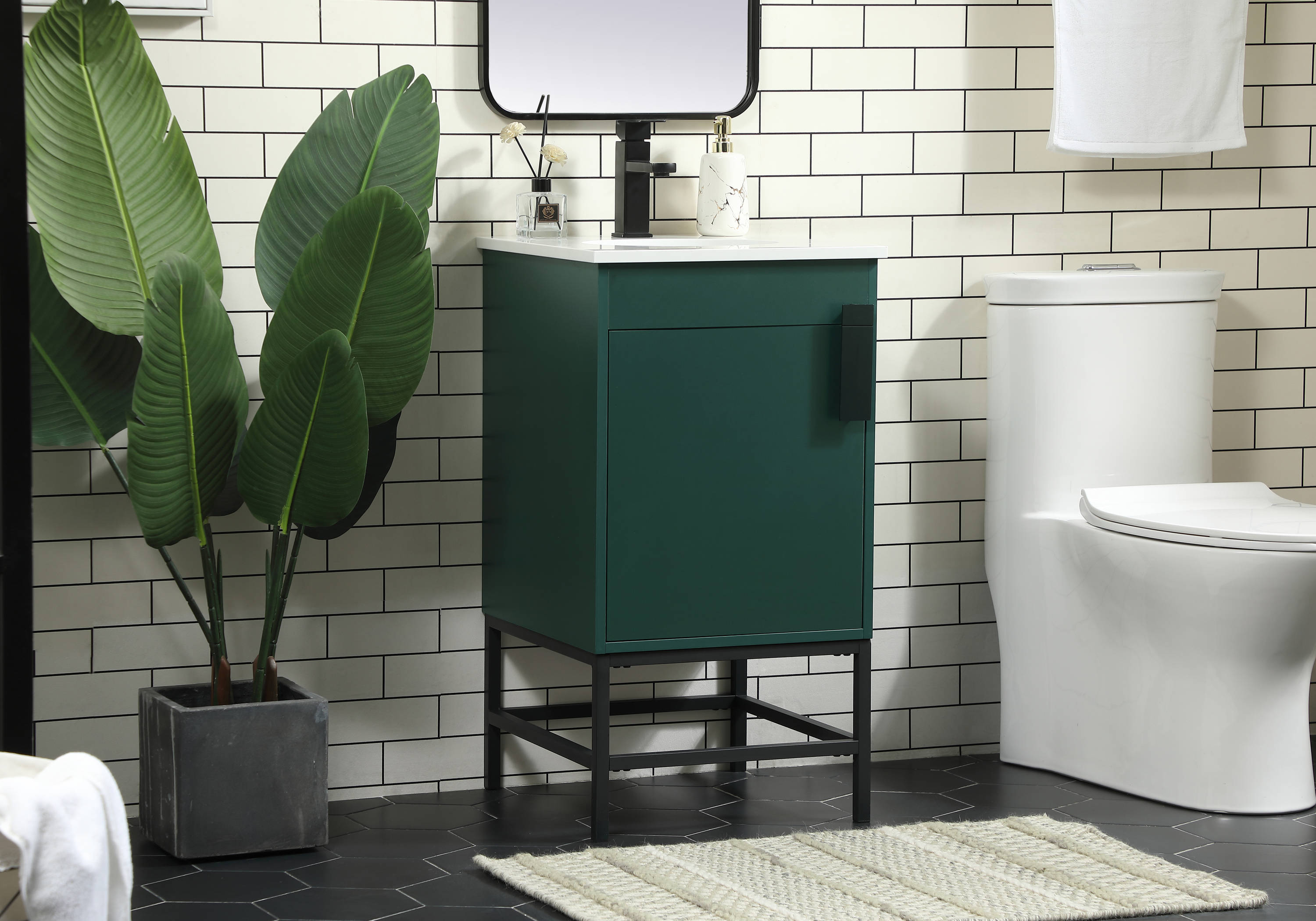 Elegant Decor HF146454MGN Bath-Vanity-Combo - View #3