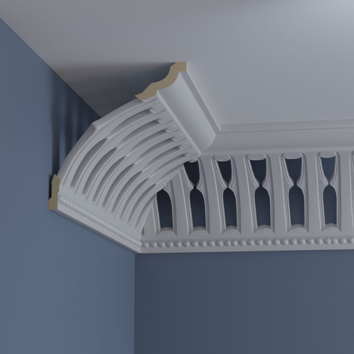 Ekena Millwork MLD15X13X20MB-CASE-8 Crown-Moulding - View #10