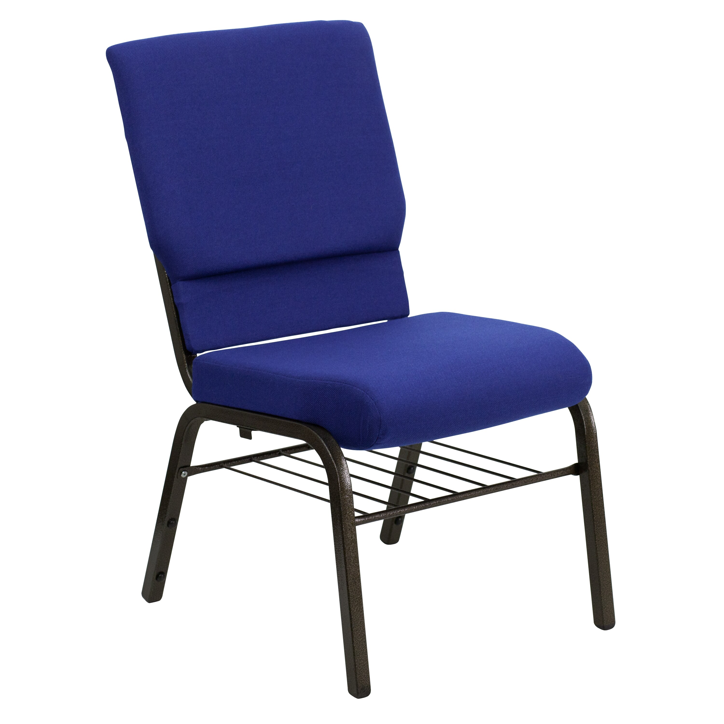 Flash Furniture 812581012729 Modern Navy Blue Fabric/Gold Vein Frame Accent Chair