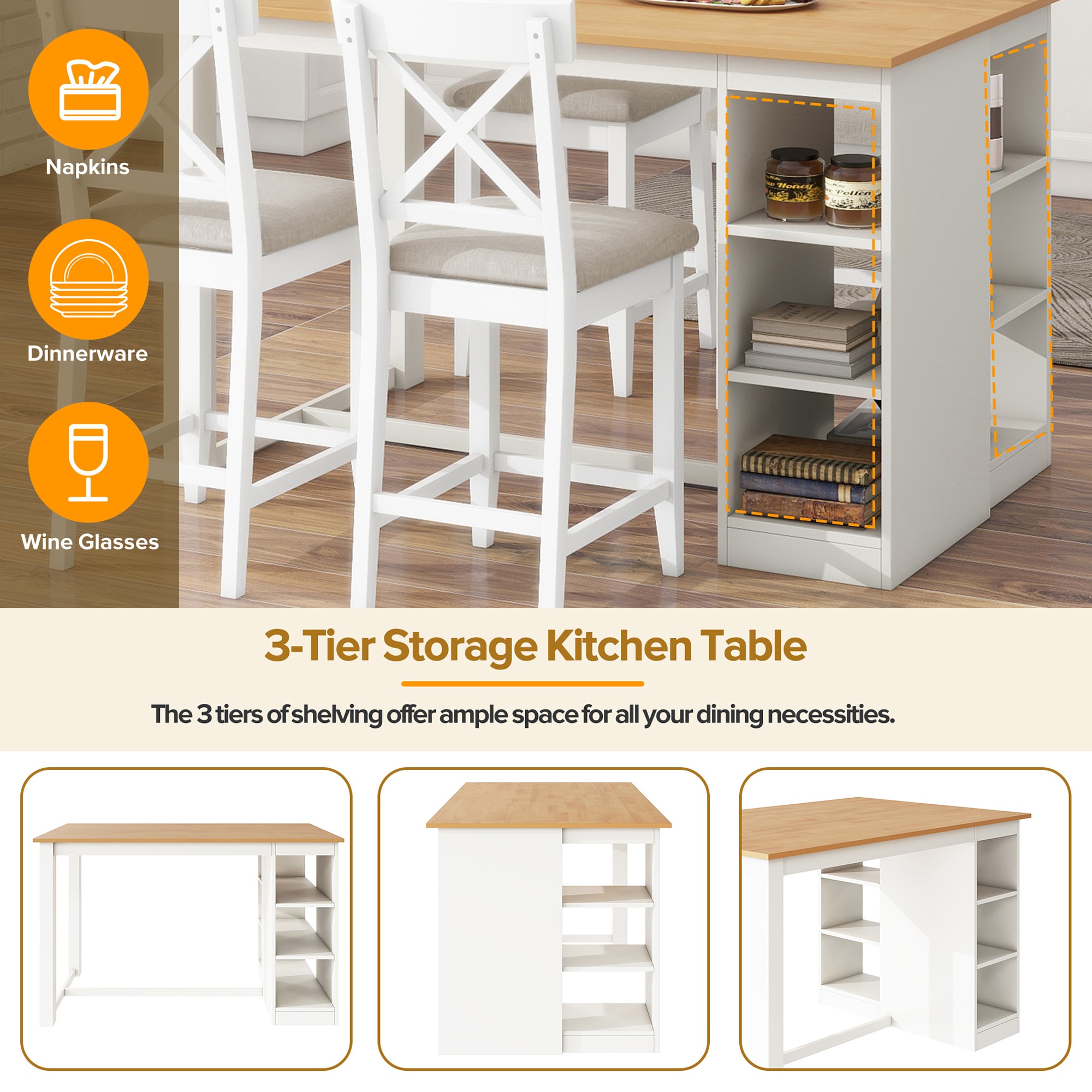 Mondawe MO-TP0141K Dining-Sets - View #4