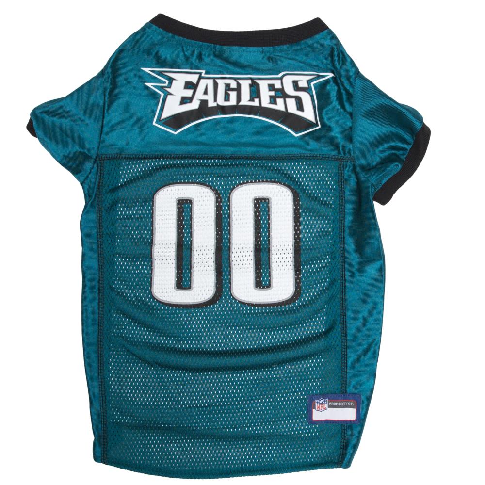 Pets First Philadelphia Eagles Blue Dog Jersey Large in the Pet Clothing  department at