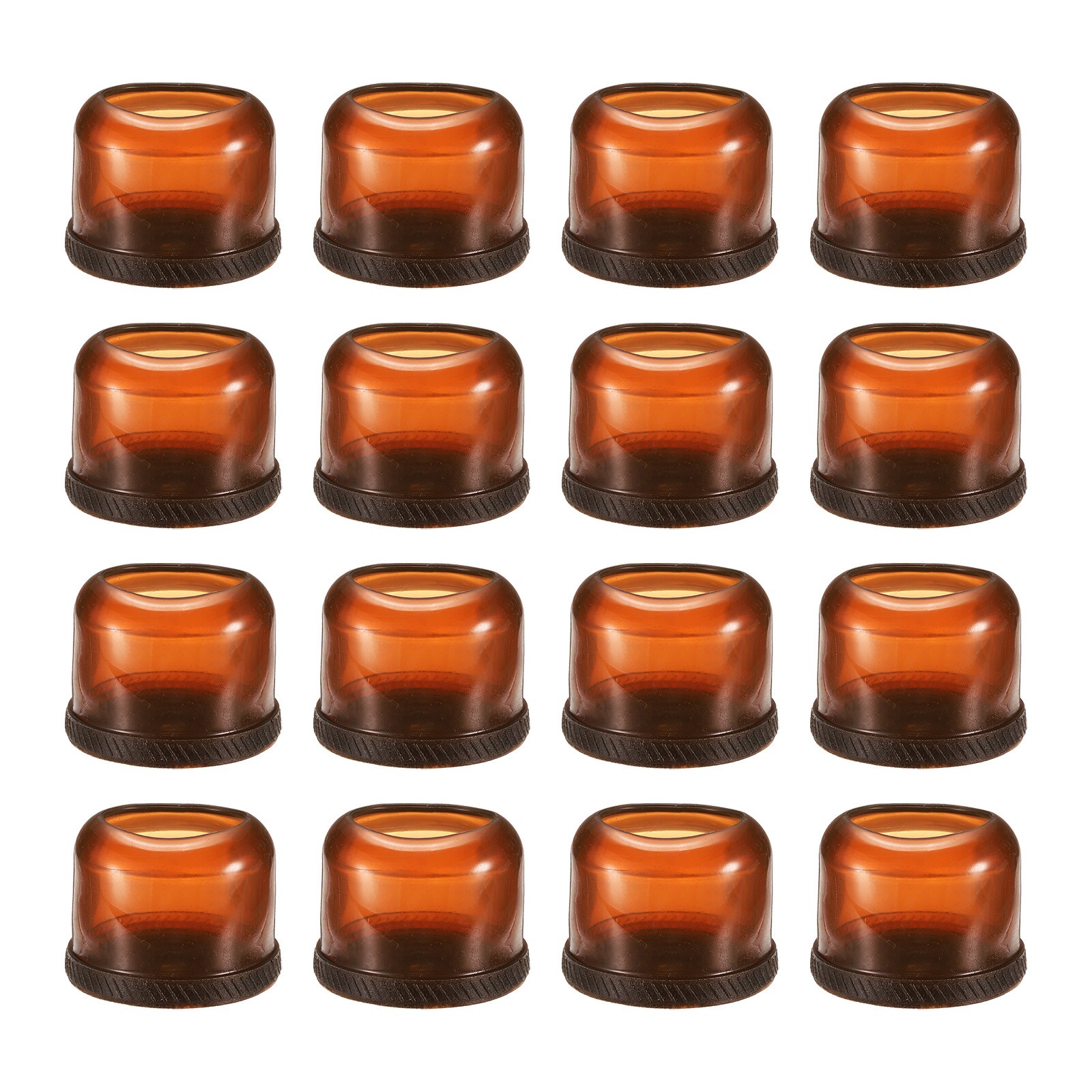 Unique Bargains - 16pcs Chair Leg Floor Protectors Non-Slip Round Chair Leg Pads Caps Covers with...
