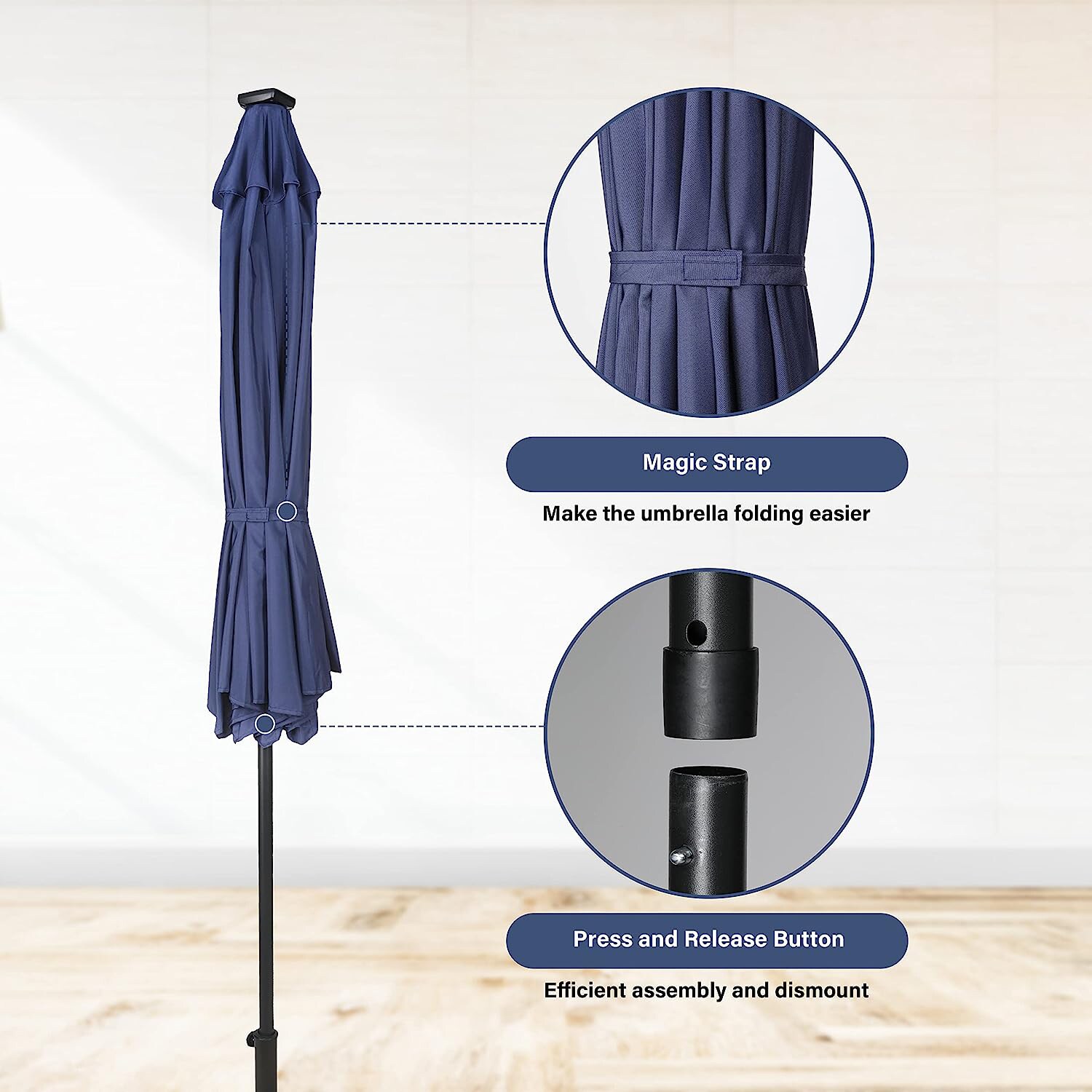 Kahomvis WS-QPW6-2232 Umbrellas-2 - View #4