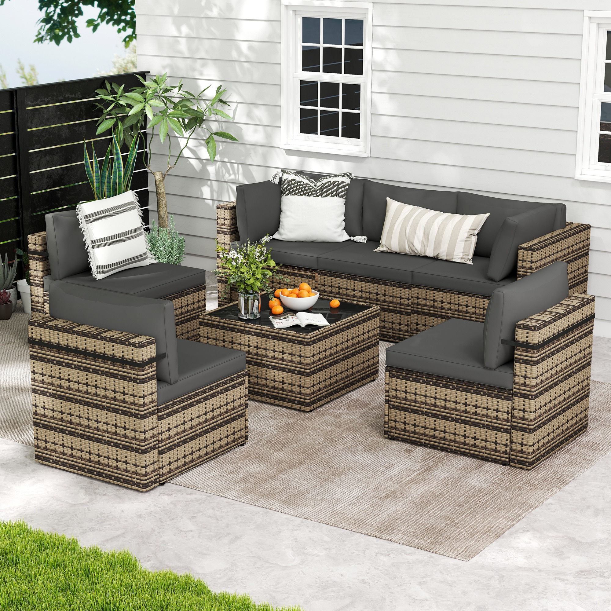PamaPic TB-7JT-ZB-WL1 Patio-Sofas-Daybeds - View #5