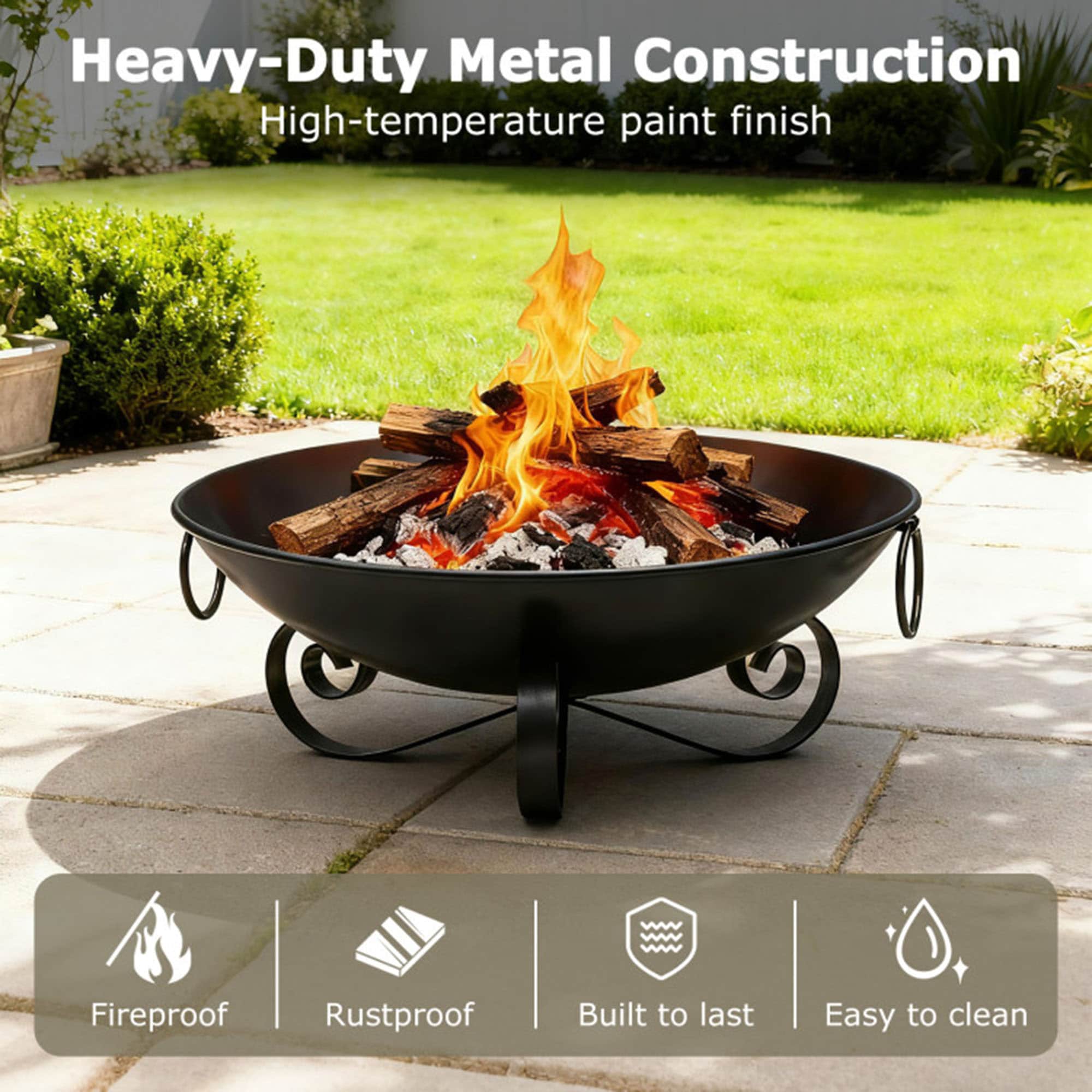 Clihome CL-NP11457 Outdoor-Woodburning-Firepits - View #5