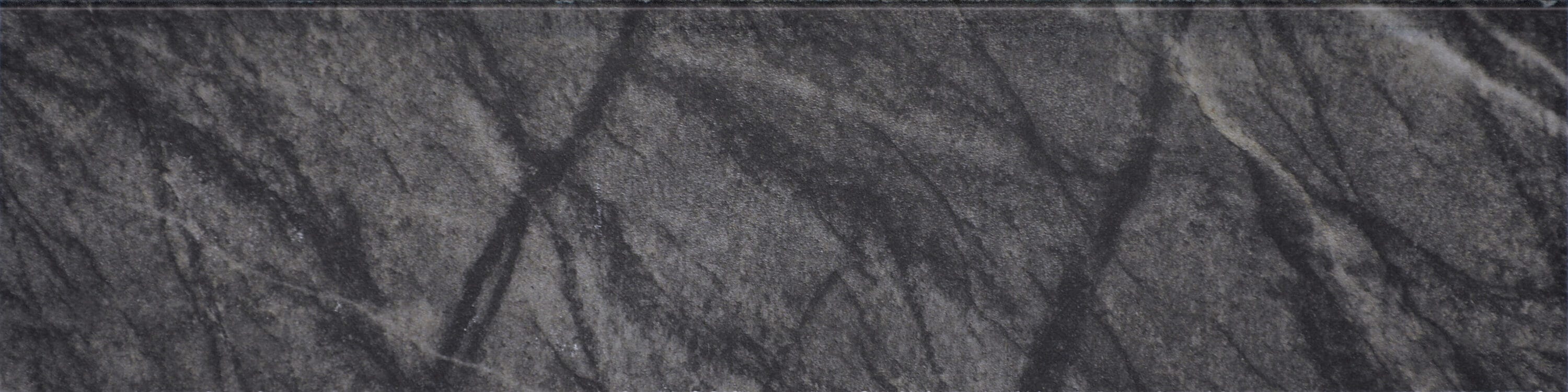 STAINMASTER SM61P43C9XTMTLW Bullnose Emperor Ash 3-in x 12-in Matte Porcelain Floor and Wall Tile ( 0.228-sq ft Piece )