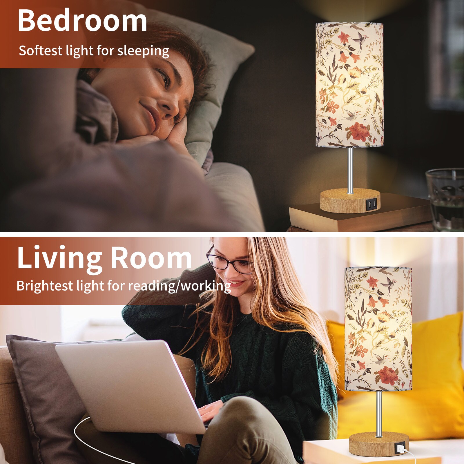 UrFurnishings TD-211 Table-Lamps - View #6