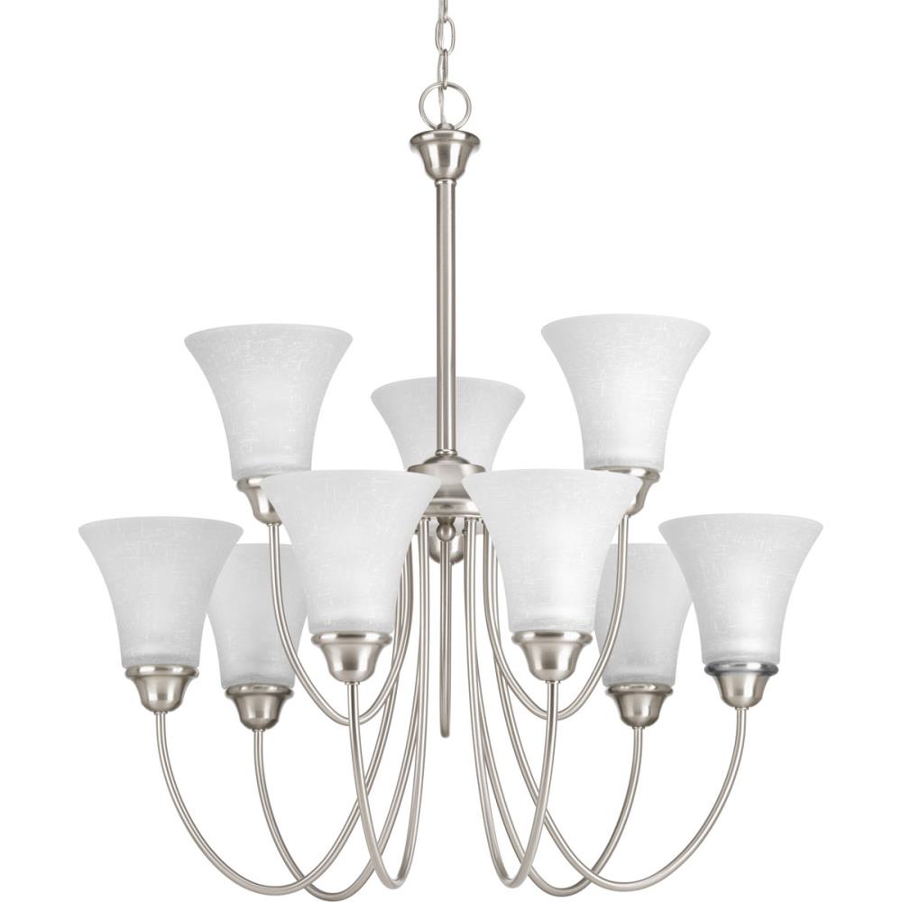 Progress Lighting P4743-09 Tally 5-Light Brushed Nickel Modern/Contemporary Chandelier