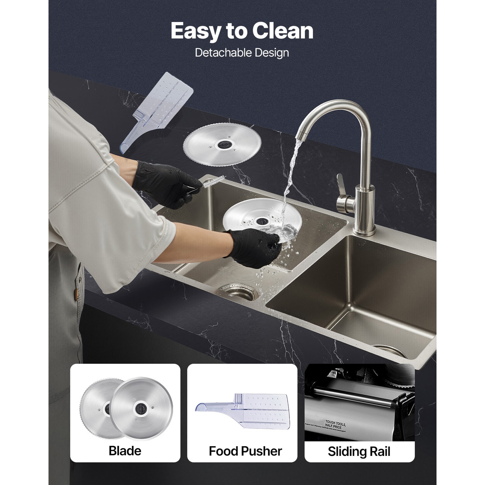 VEVOR SCDRQPJ180WS07476V1 Food-Slicers - View #5