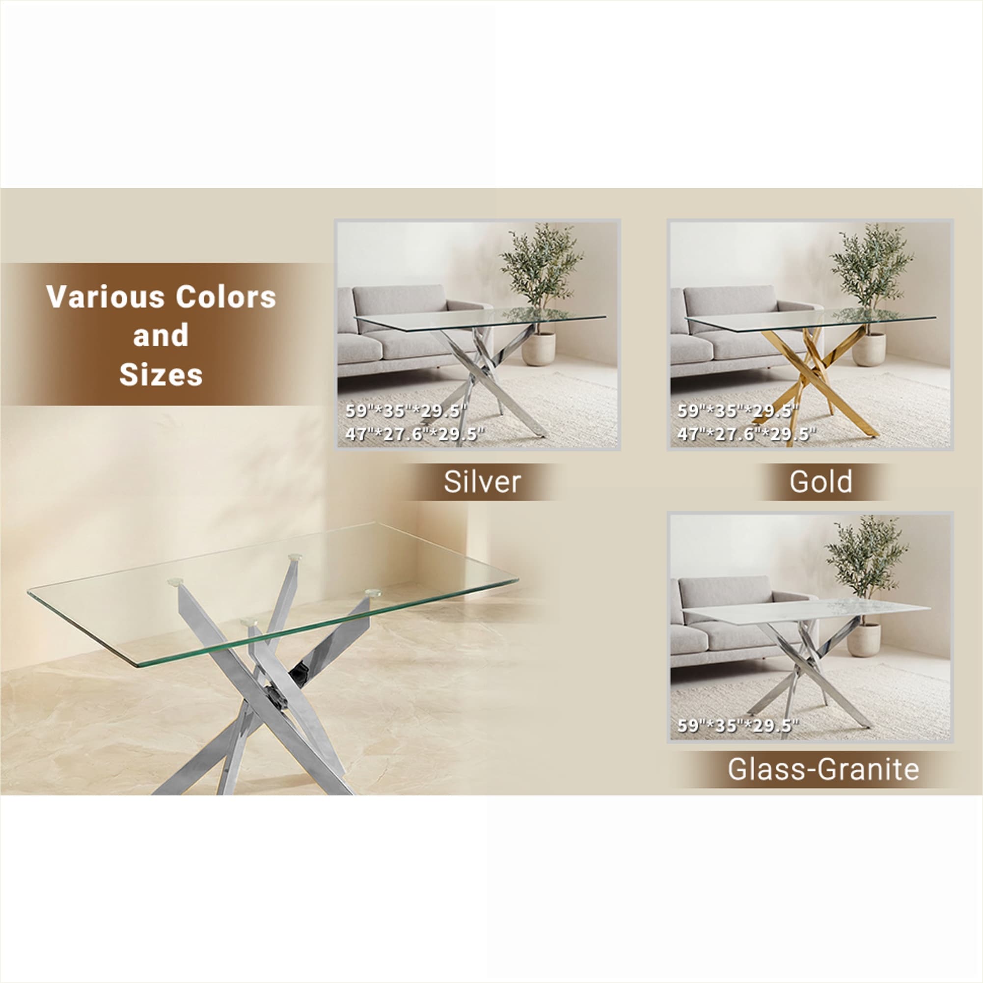 Watnature 9EG3PW1X52Q3 Dining-Tables - View #6