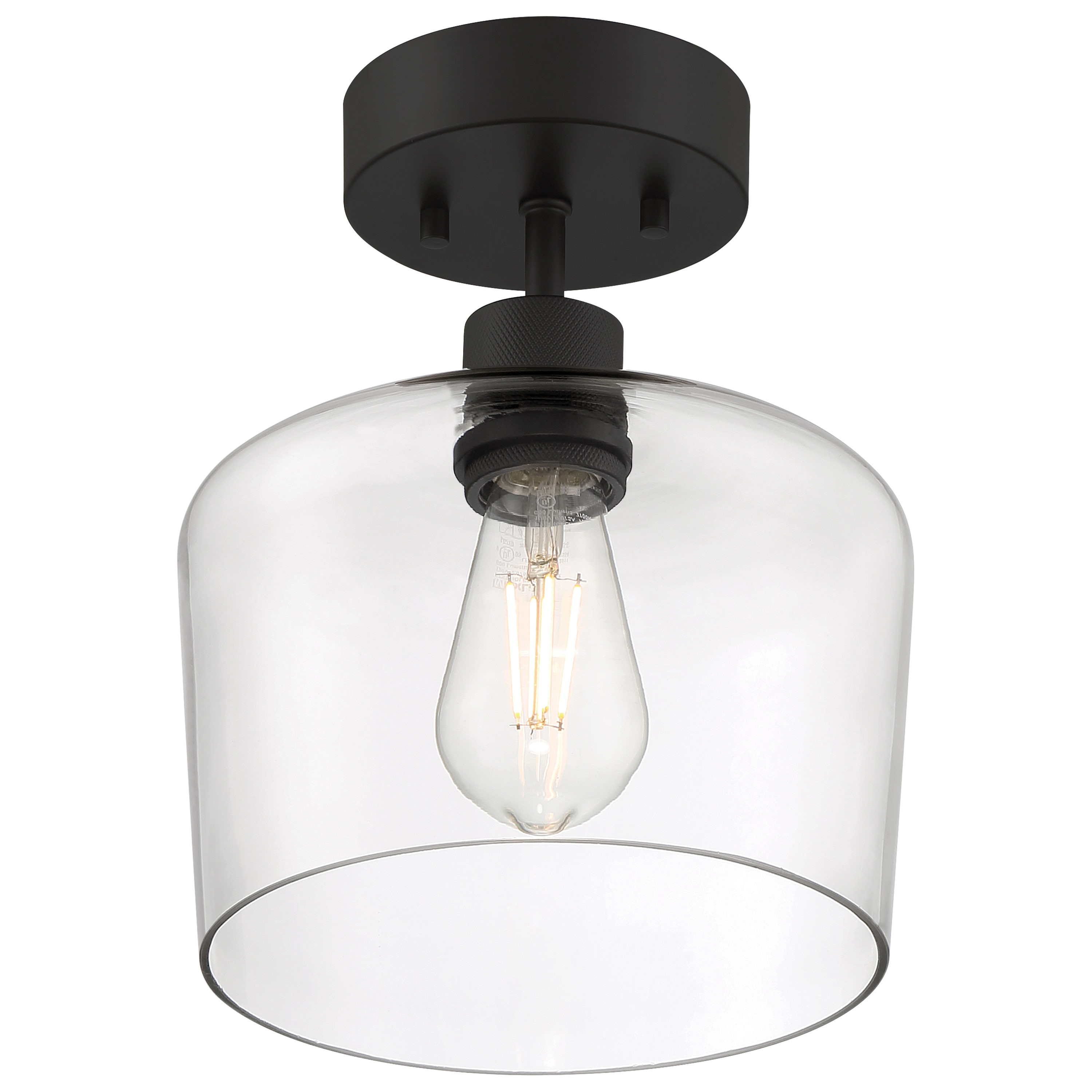 Access Lighting 63147LEDDLP-MBL/CLR flushmounts - View #3