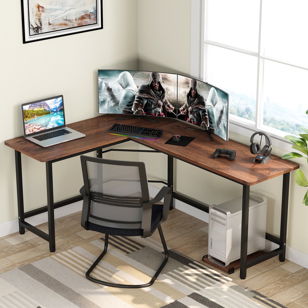 TribeSigns Tribesigns 70.8-Inch Executive Desk, Large Computer Office Desk  Workstation, Modern Simple Style Laptop Desk Study Writing Table