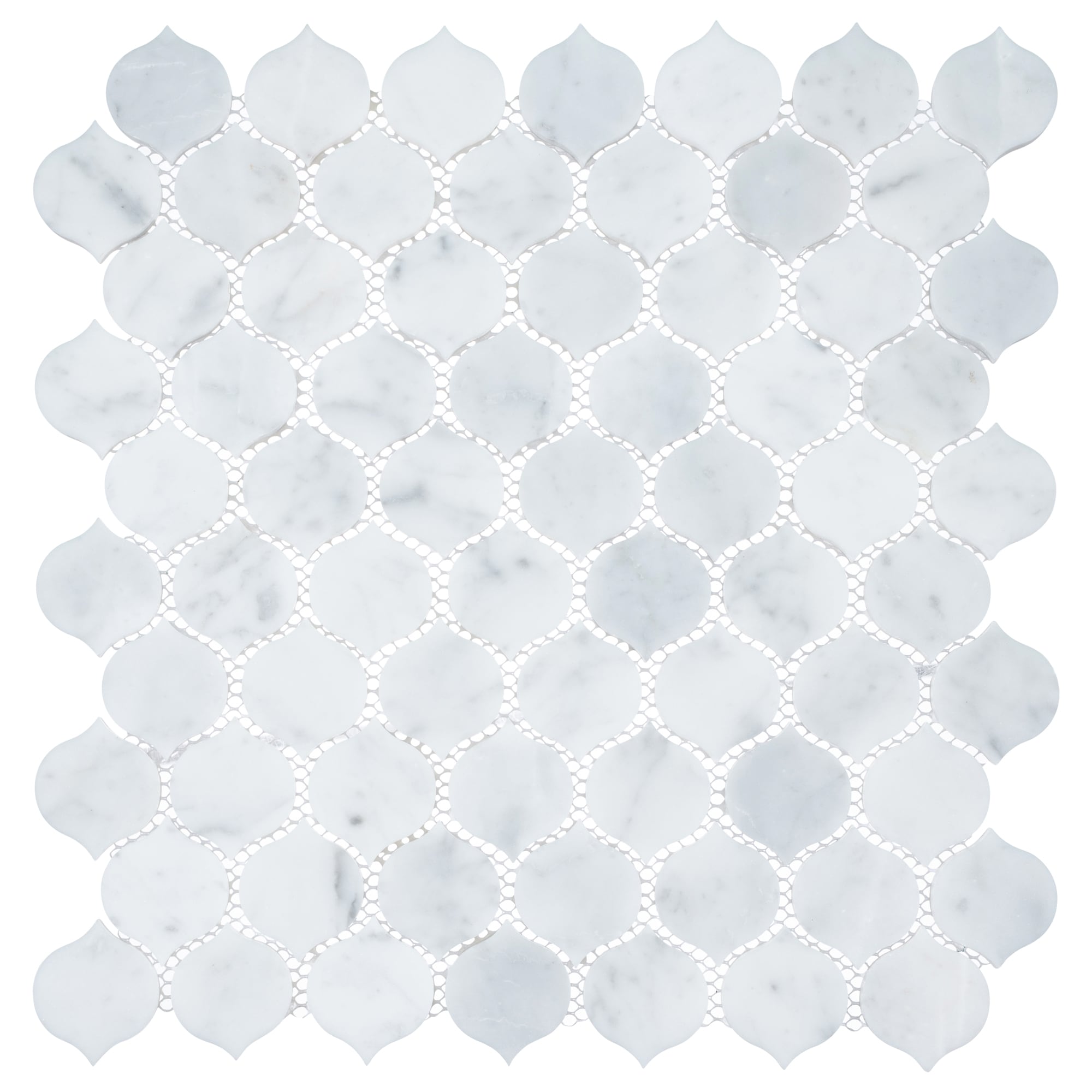 Andova Tiles ANDDAY142 Dayberry Wheat 12-in x 12-in Polished Natural Stone Marble Look Hexagon Mosaic Wall Tile (0.94-sq. ft/ Piece)
