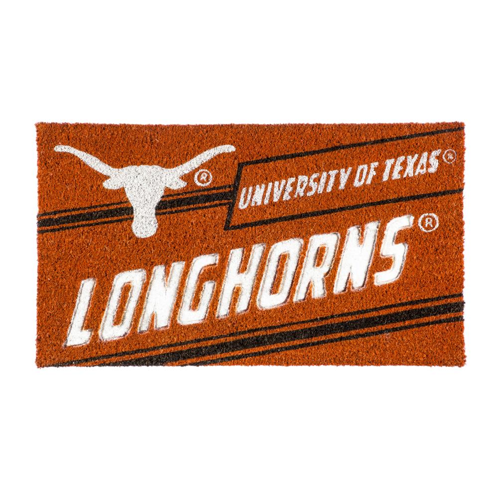 Texas Longhorns Embossed Door Mat