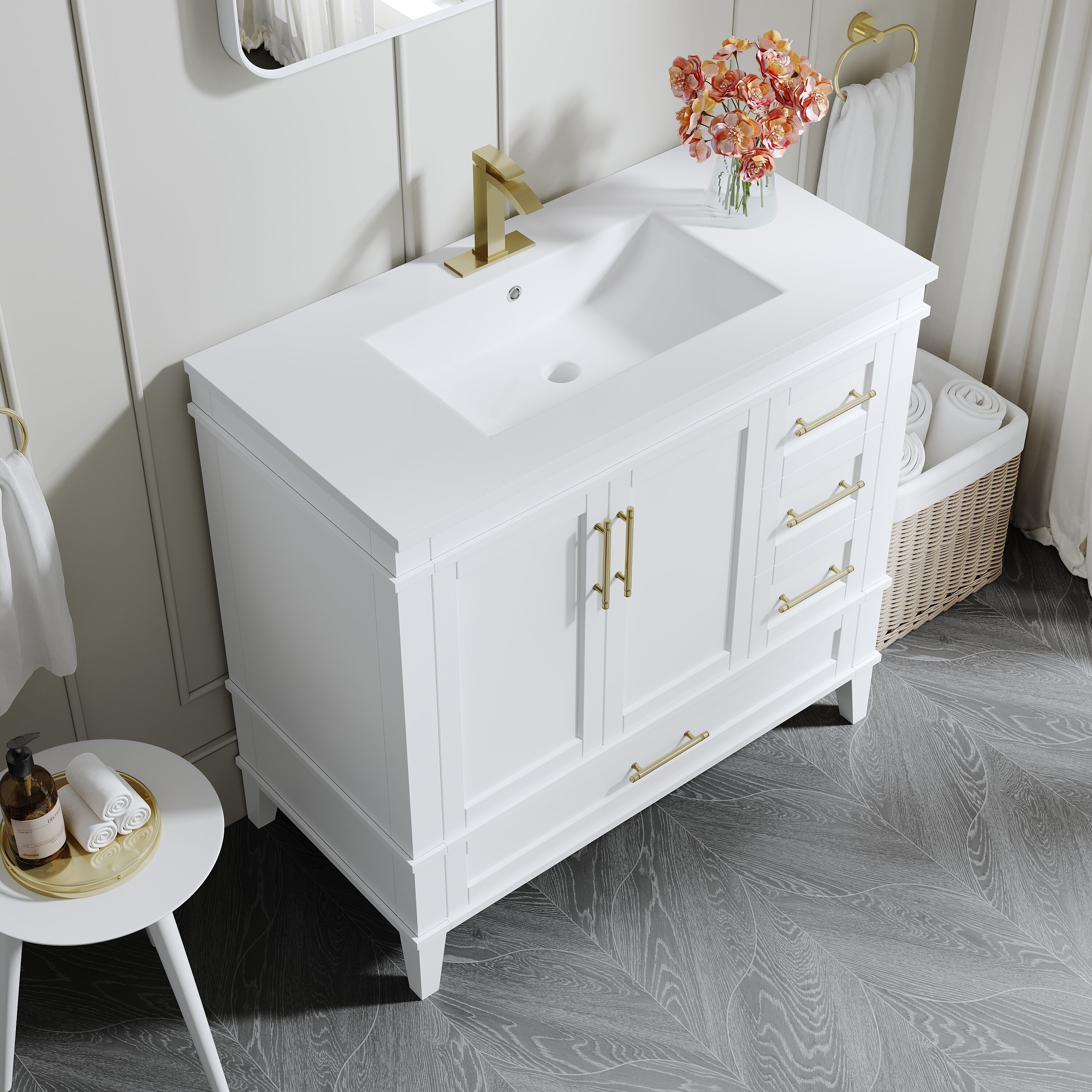WELLFOR BCB1924GMG -WF Bath-Vanity-Combo - View #11