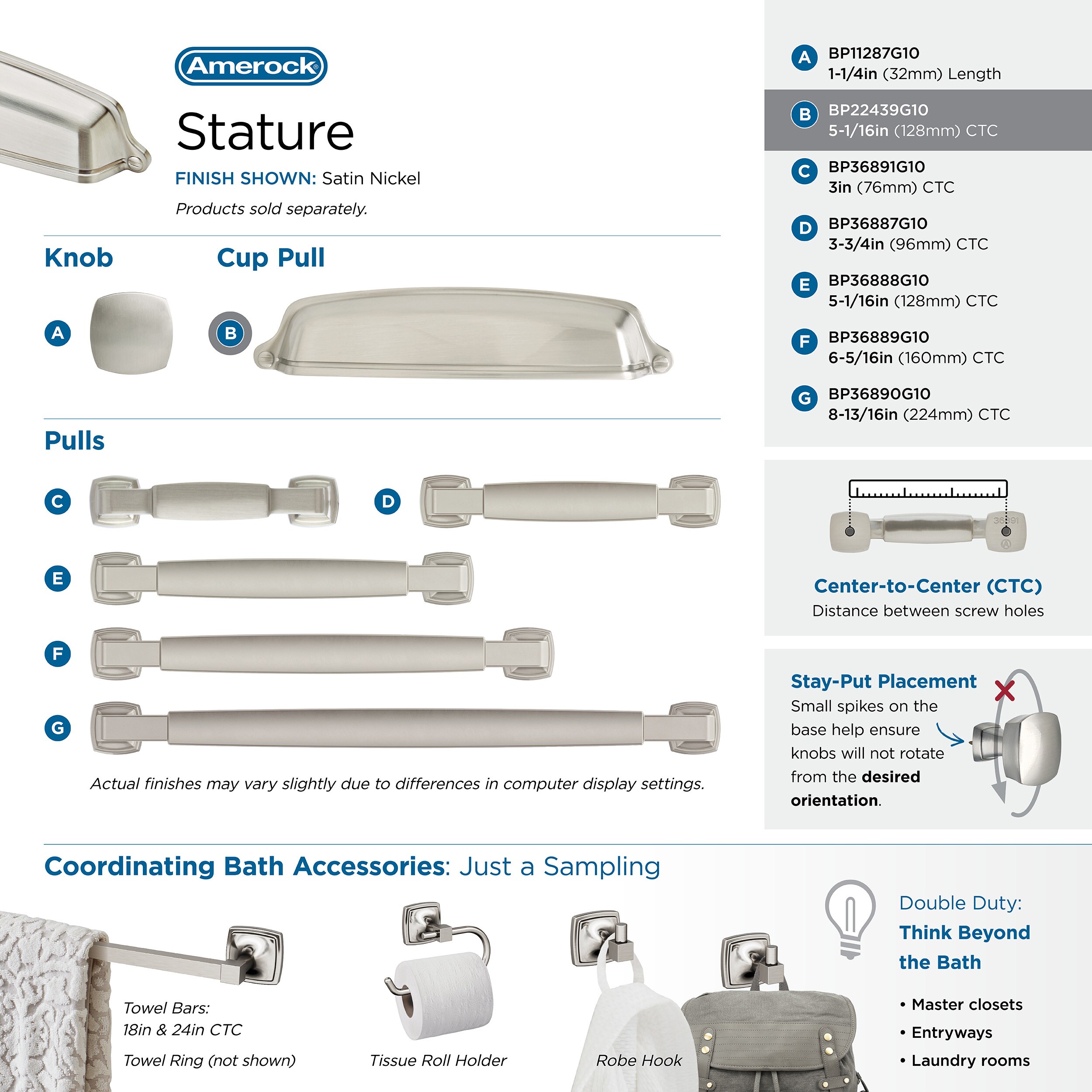 Satin Nickel Brushed Cup Pull with Mounting Hardware