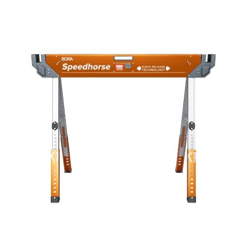 BORA Speedhorse XT 2 -Pack 45-in W x 36-in H Adjustable Steel Saw Horse ( 1500-lb Capacity)