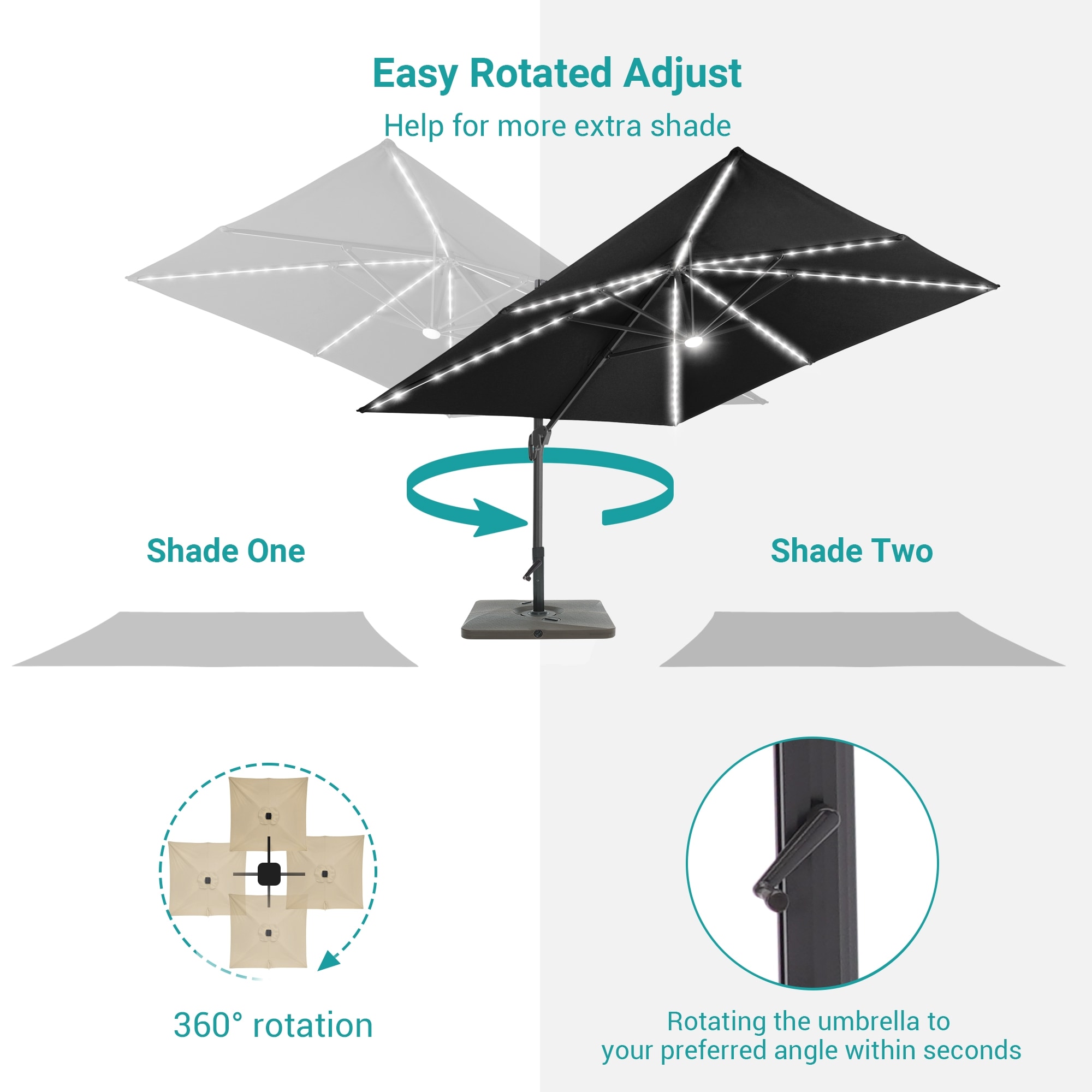 ACEGOSES LW-1159BK-LED-WB Umbrellas-2 - View #5