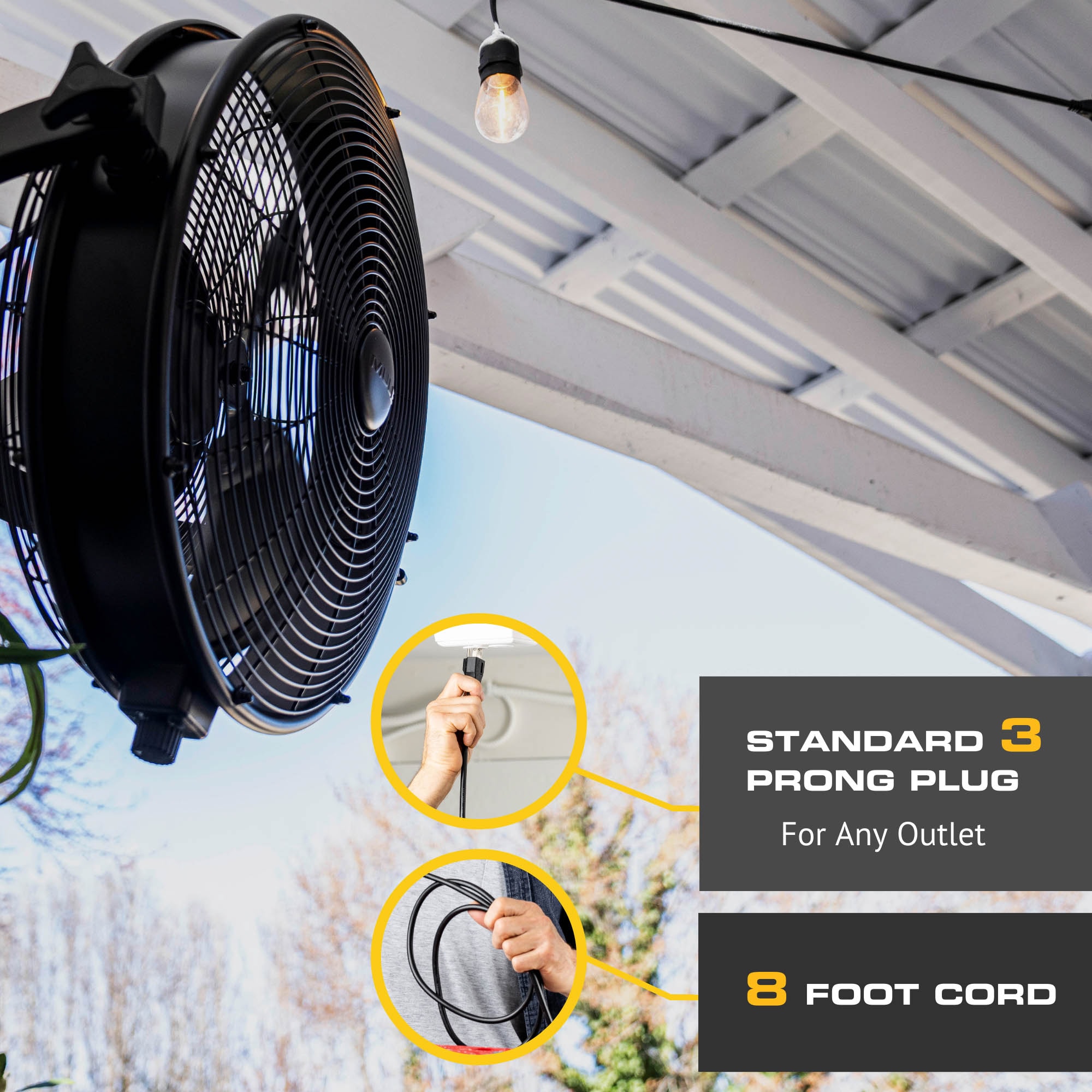 MULE 52048-26 Wall-Mounted-Fans - View #3