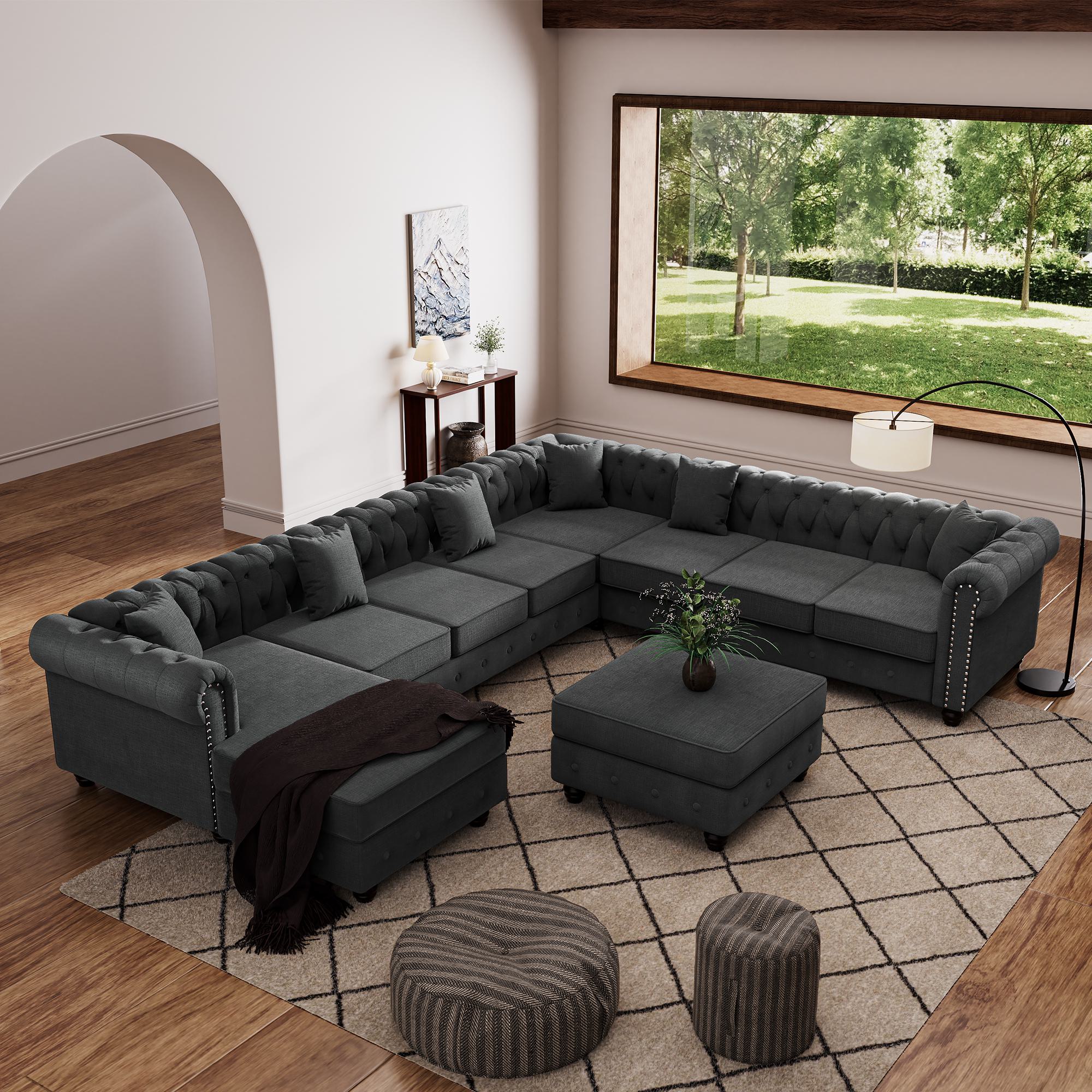 FARATI 8746-GREY Sofas-Loveseats - View #2