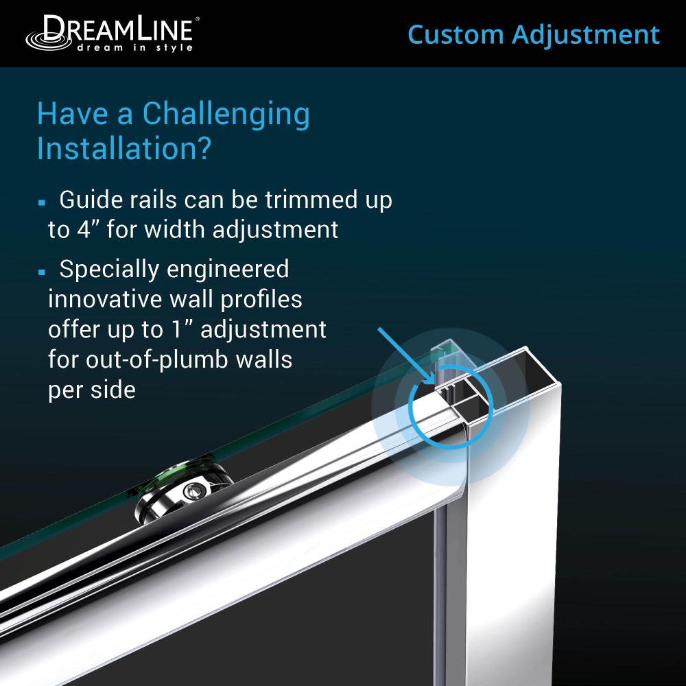 DreamLine DL-6974C-04FR Alcove-Shower-Kit - View #5