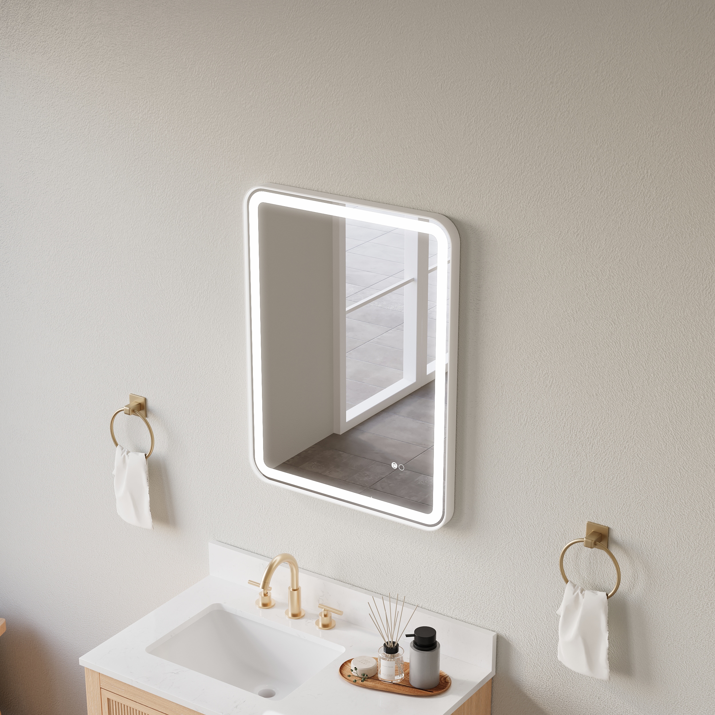 CALVON RC9-2432WT Framed-Bath-Mirrors - View #5