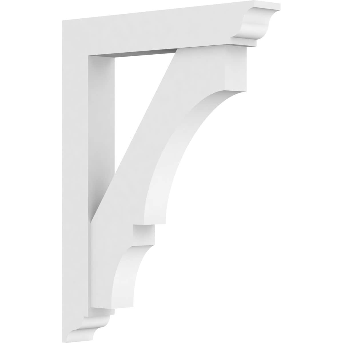 Ekena Millwork BKTP03X20X26BOA01 Standard Balboa 3-in x 20-in x 26-in White PVC Standard bracket