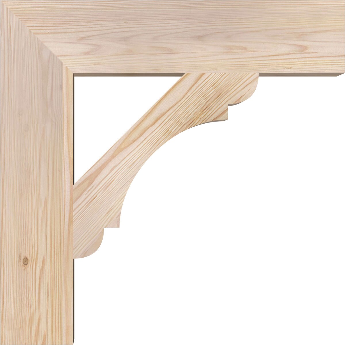 Ekena Millwork BKT06X26X26OLY05SDF Exterior-Brackets-Braces - View #3