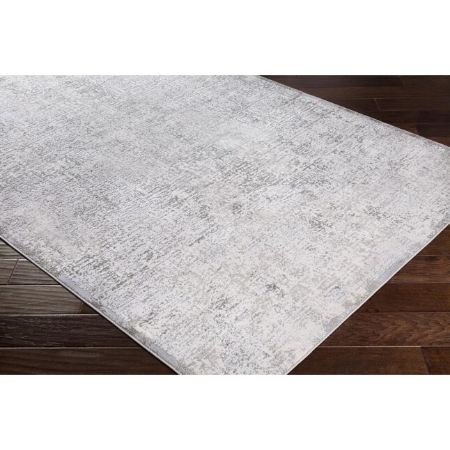 Surya Soleil 8 x 10 Gray Indoor Abstract Industrial Area Rug at Lowes.com