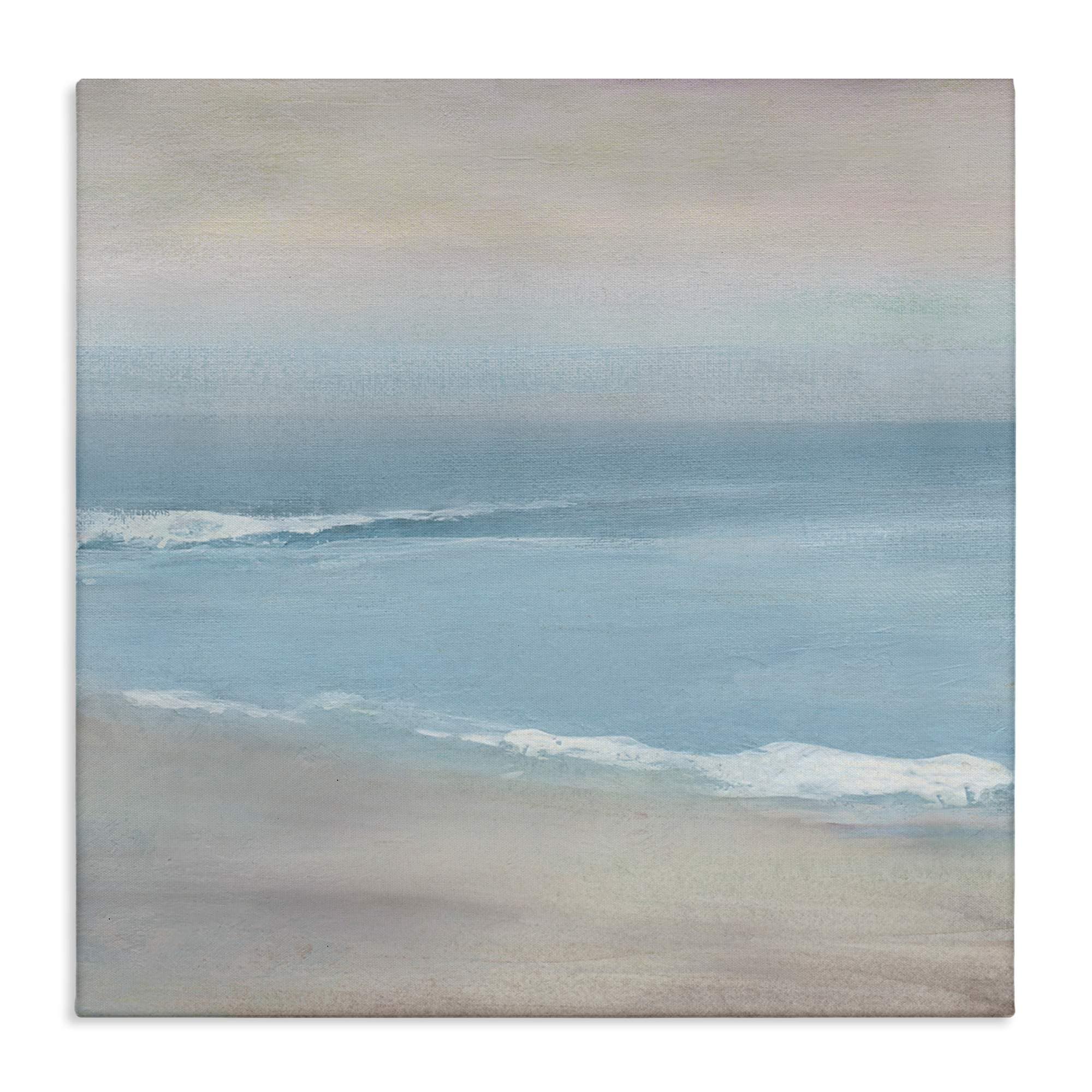 Stupell Industries BT-995-CN-24X24 Coalescing Ocean and Shore Canvas Wall Art By Carol Robinson 24 x 24