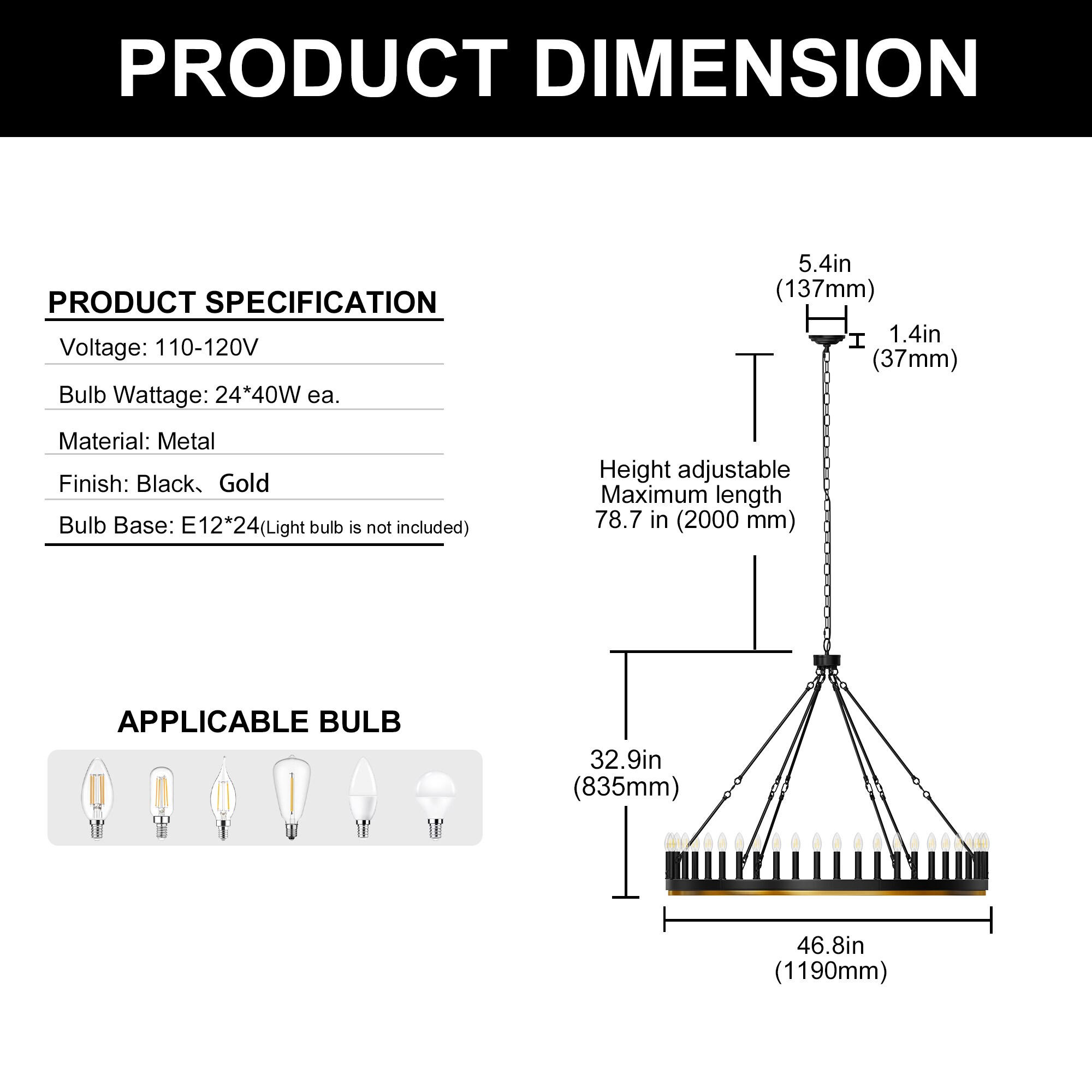 DORESshop LJC-ZX23301XGD-1A Pendant-Lights - View #4